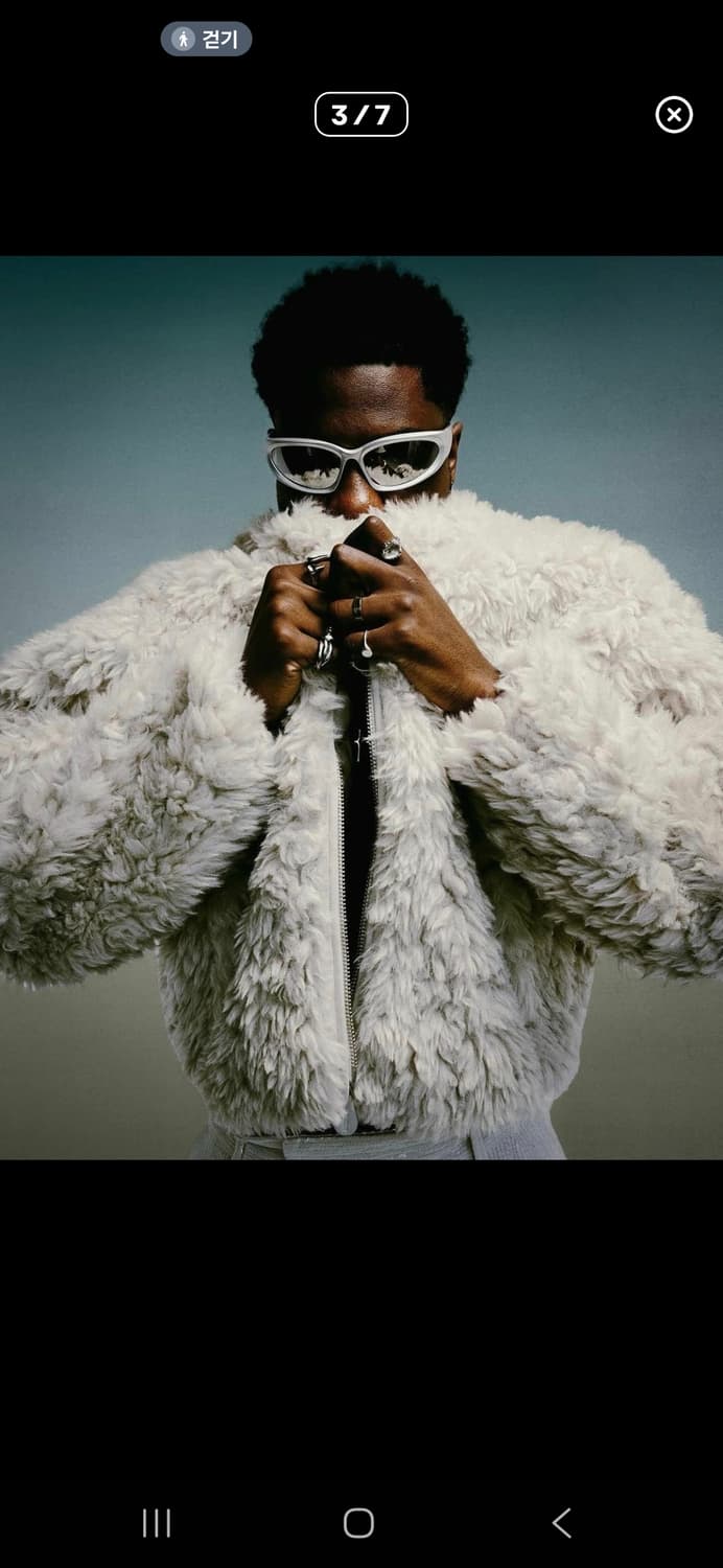 엔타이어 스튜디오 샤기 오버코트M사이즈 상품이미지2