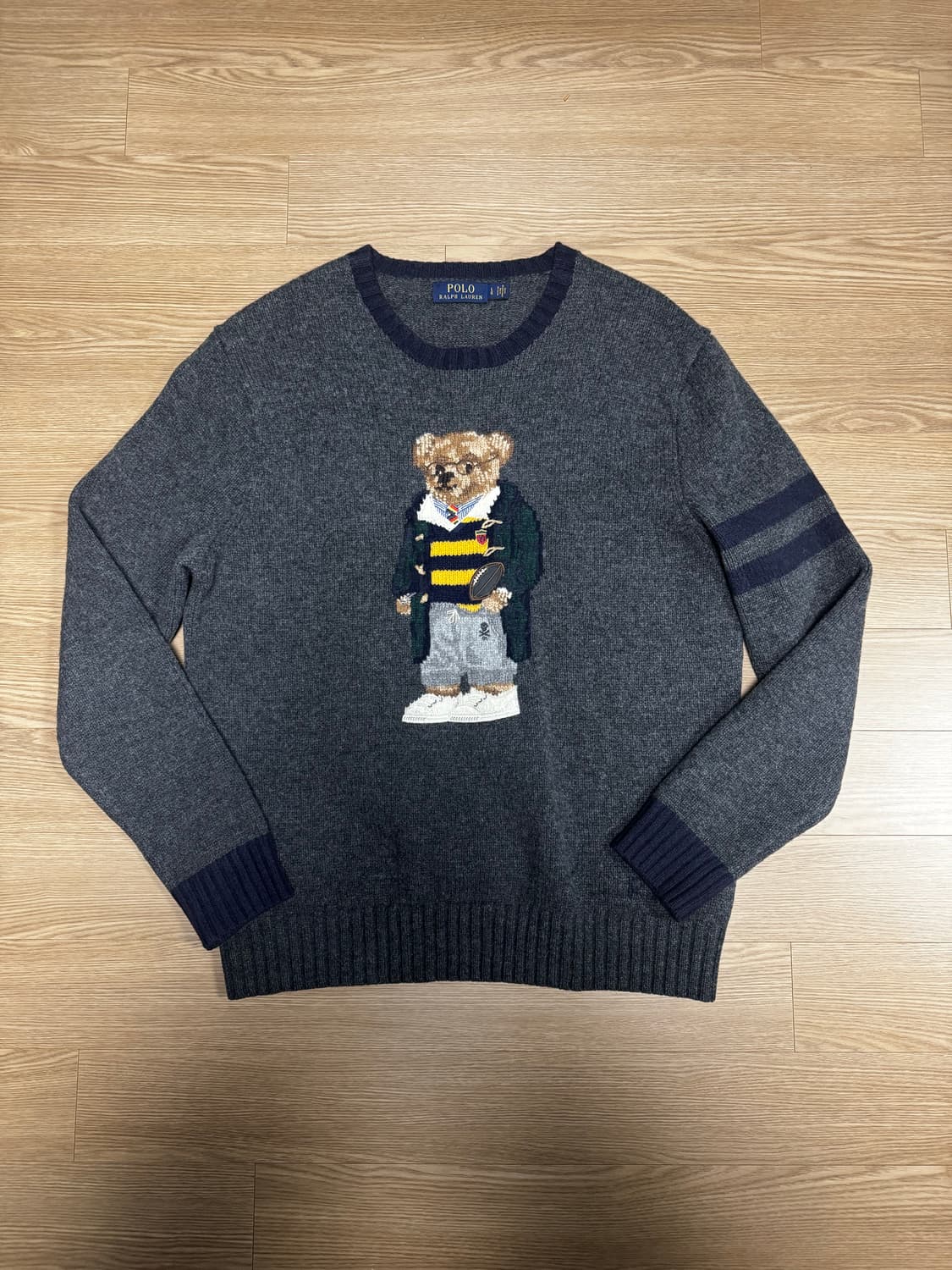 폴로 랄프로렌 해리포터 베어 니트 그레이 L 상품이미지1