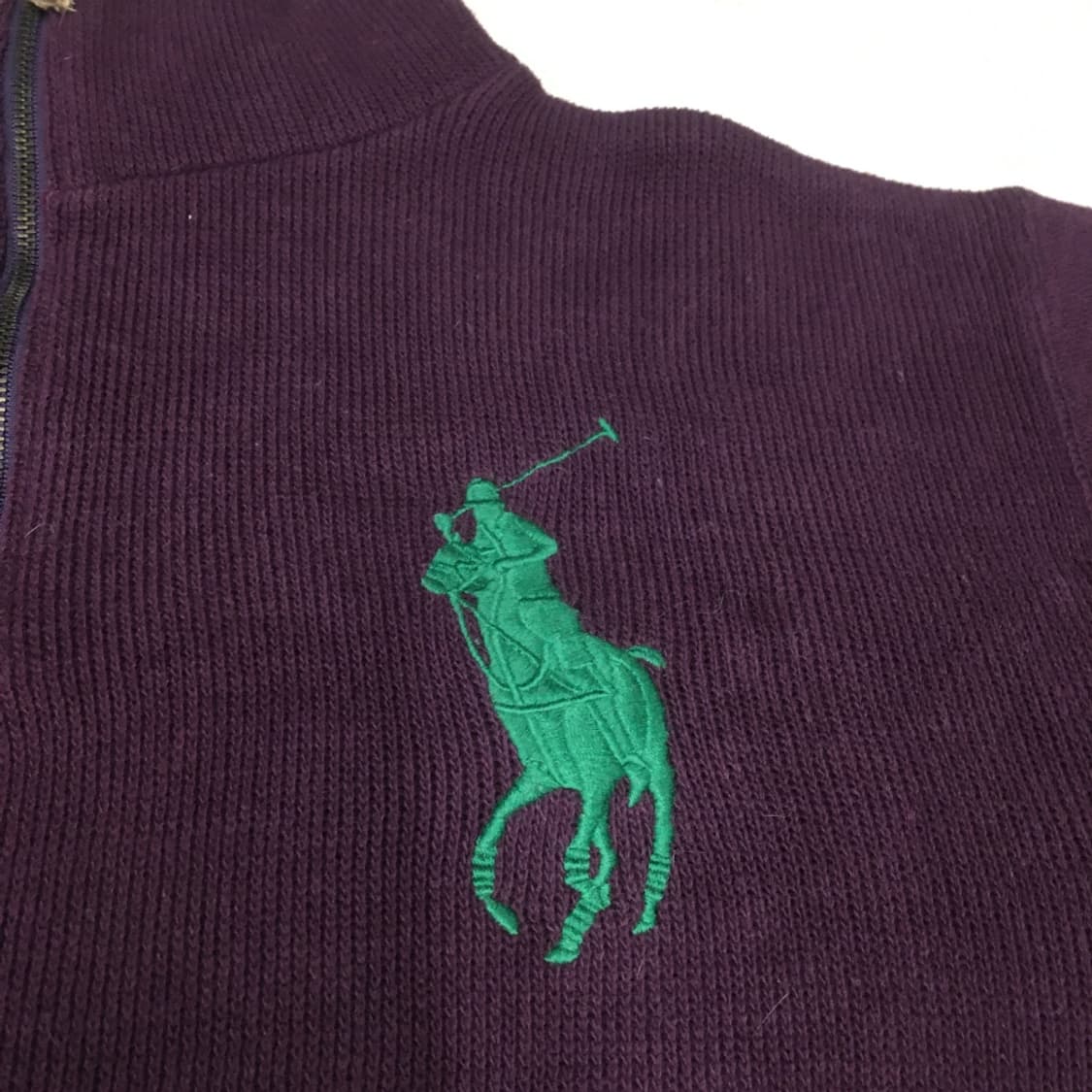 폴로 90'S 빅포니 하프집업티 CC27 상품이미지2