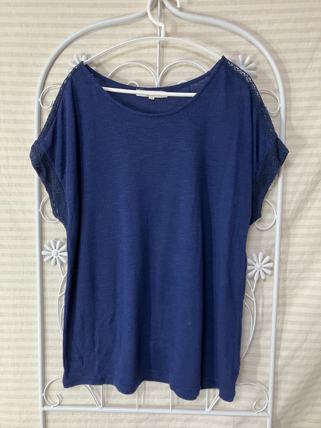 블루 레이스 티셔츠607 상품이미지1