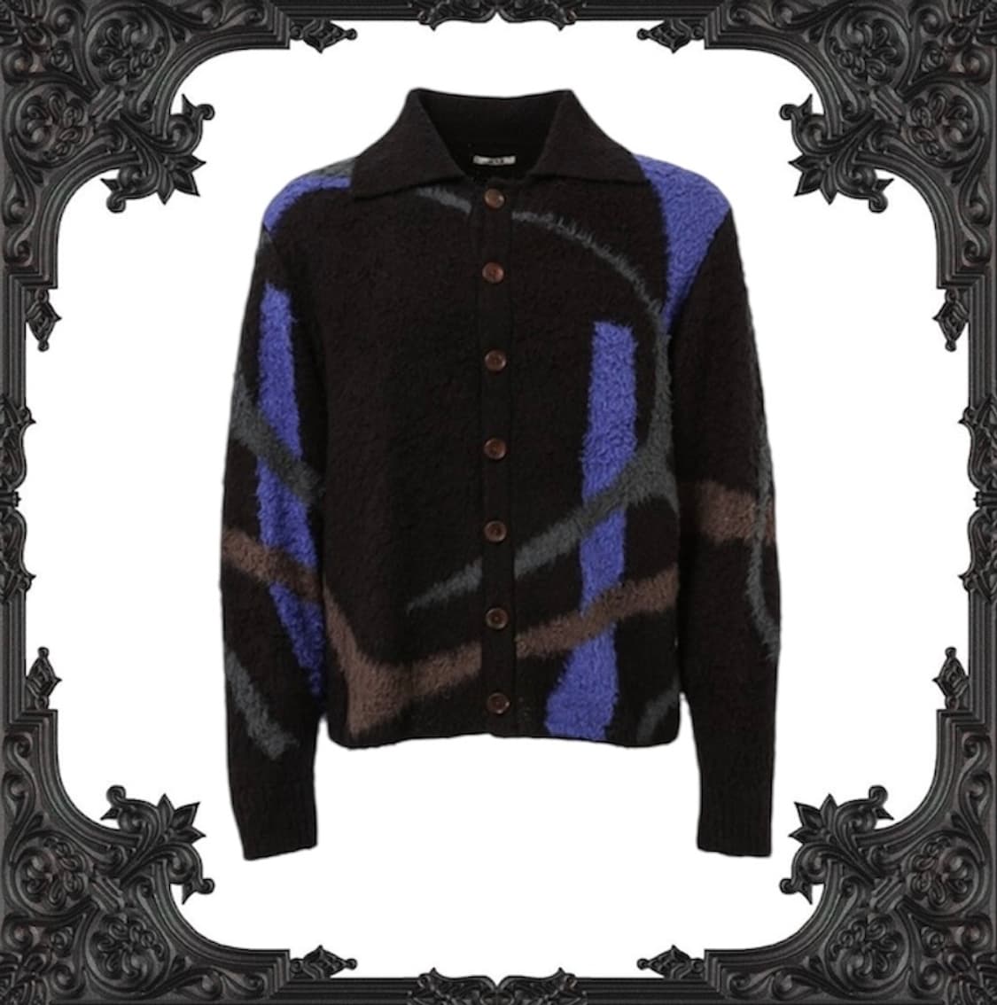 코키 자가드 가디건 상품이미지1