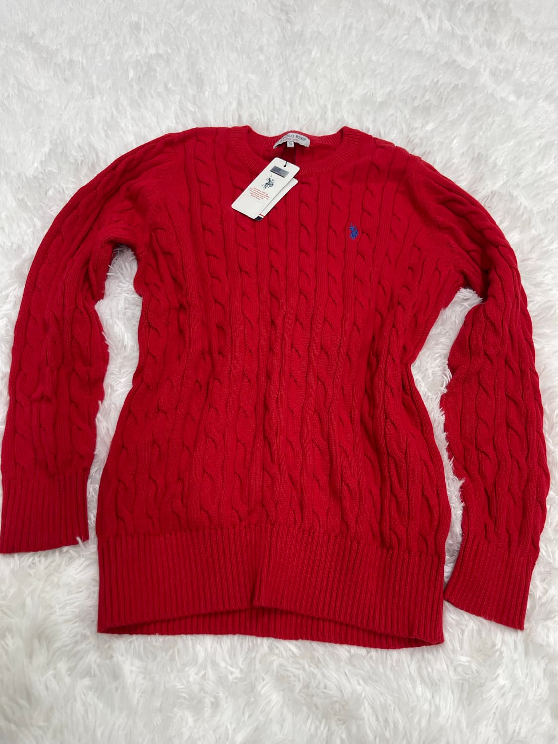 U.S.POLO ASSN 긴팔케이블니트 새상품 상품이미지1