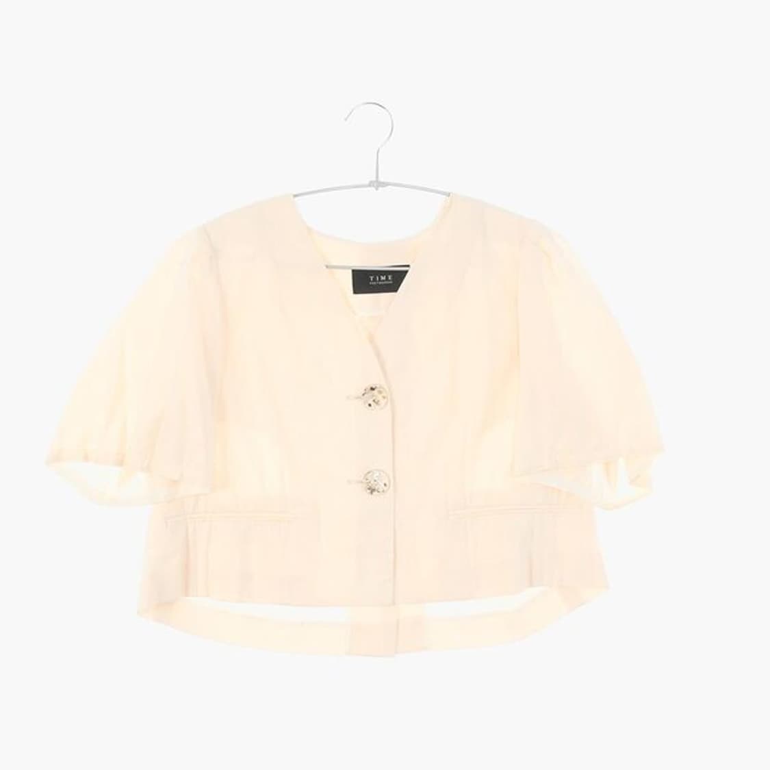 타임 포스트모던 린넨 베이직 블라우스 여자 M 상품이미지1