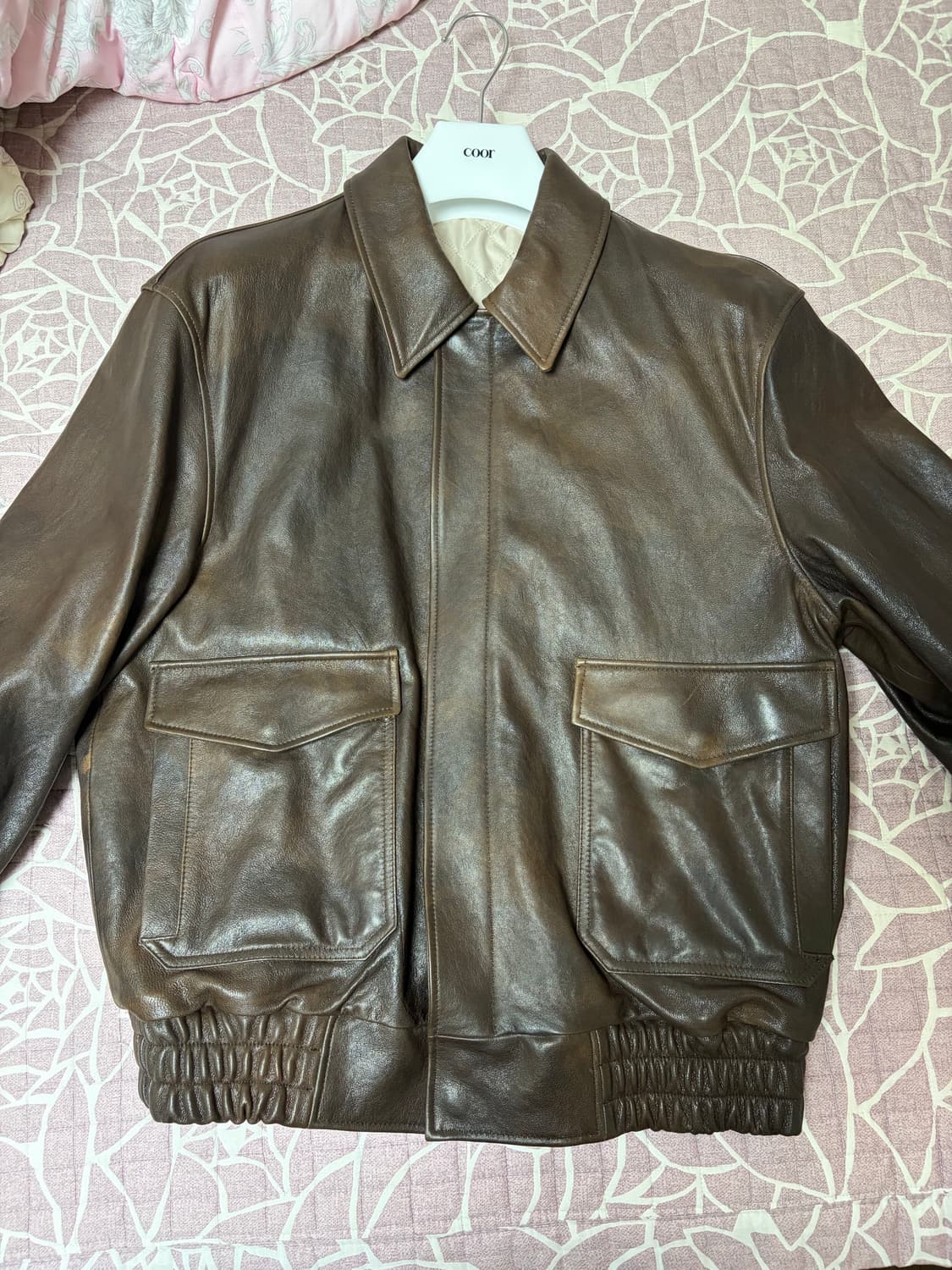 쿠어 베지터블 a2레더자켓 상품이미지2