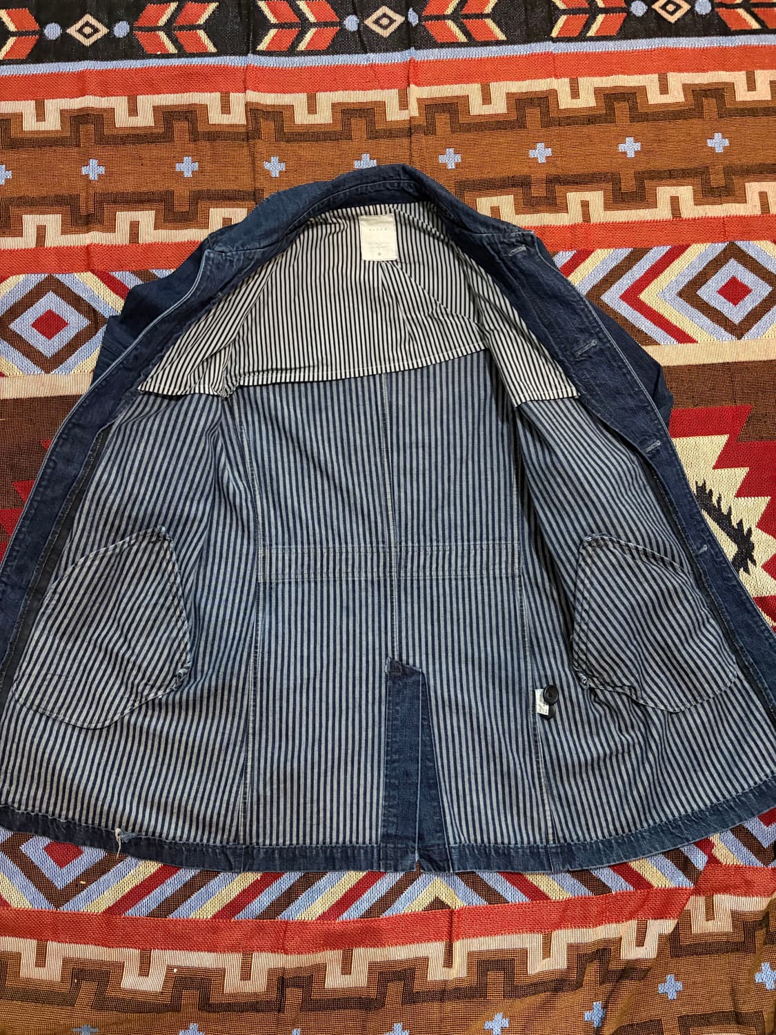 55) 재팬 빈티지 여성 데님 웨스턴 코트 상품이미지4