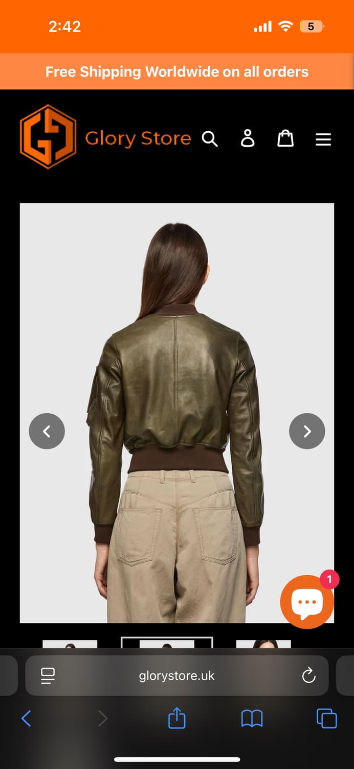 Diesel 디젤 투웨이 레더 봄버 s 상품이미지3