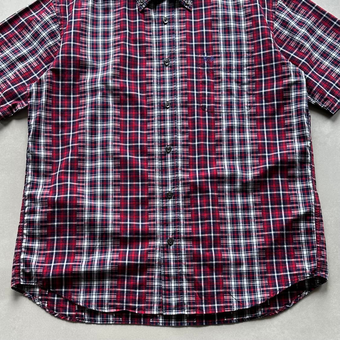 [L-XL]맥그리거 McGregor 체크 반팔 셔츠 상품이미지3