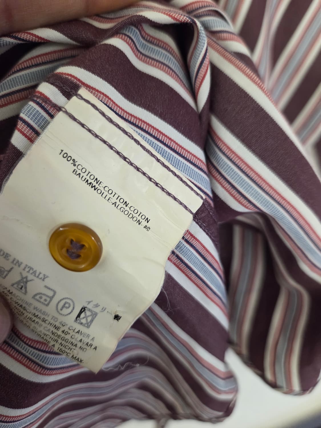 비비안웨스트우드 스트라이프 셔츠 M 상품이미지4