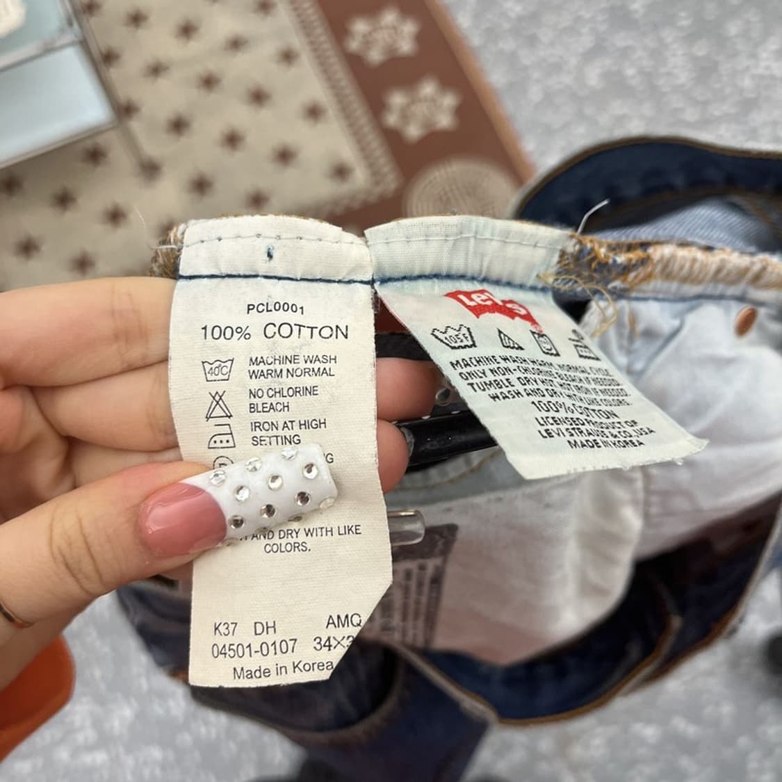 리바이스 501 올드스쿨 캐주얼 빈티지 데님팬츠 86 C10200 상품이미지6