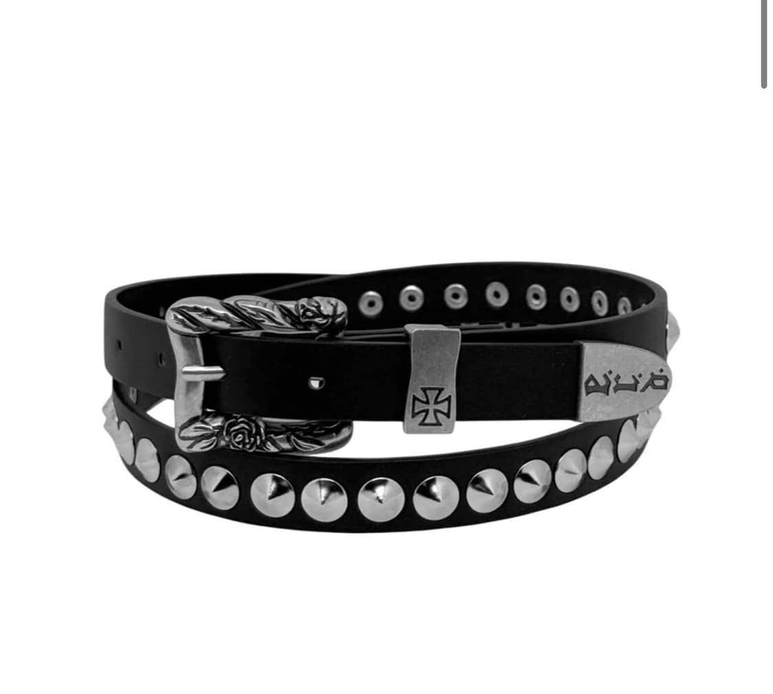 Studded Double Layer Belt 상품이미지1