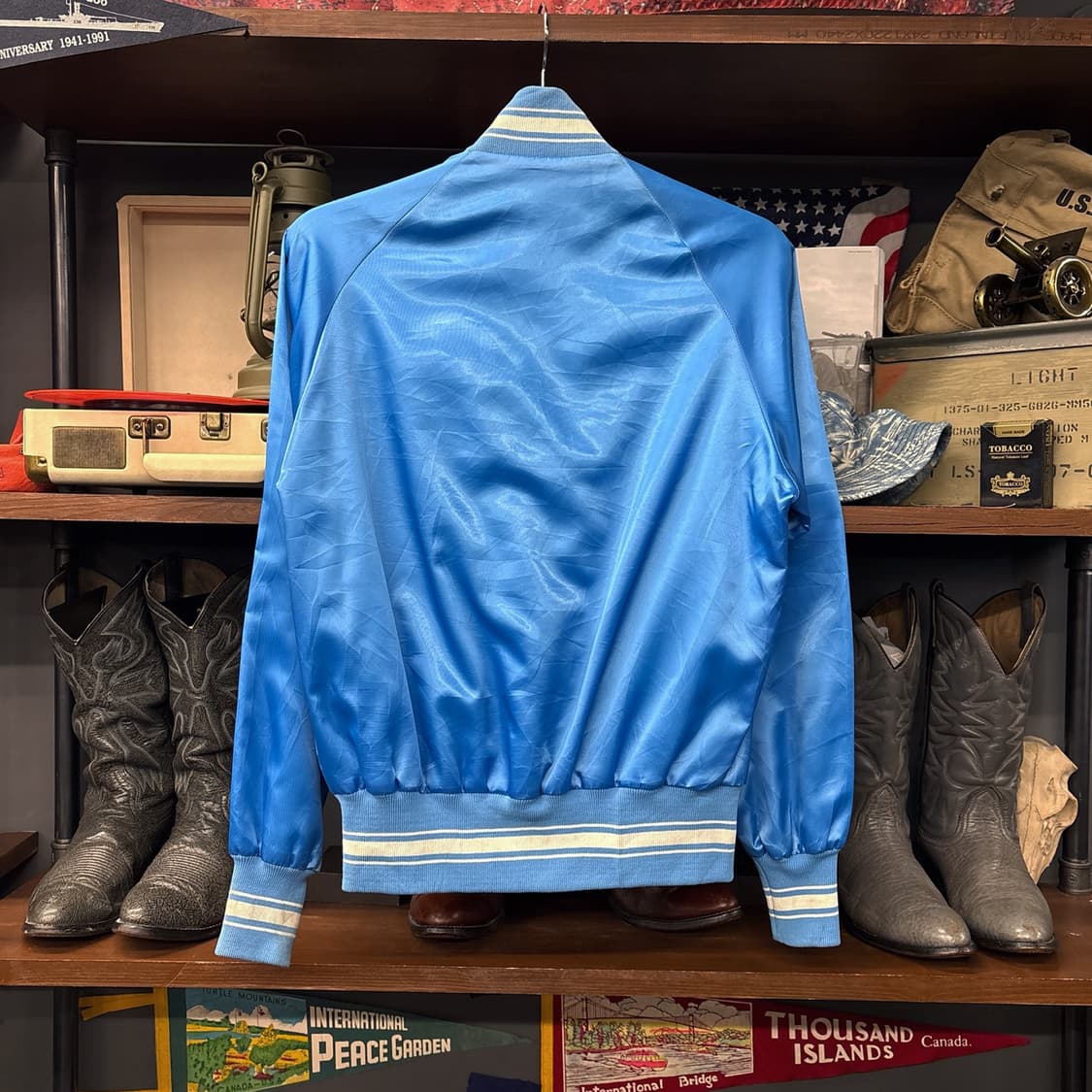 80s MISL 세인트루이스 스티머스 OG머천다이즈 바시티 자켓 N780 상품이미지2