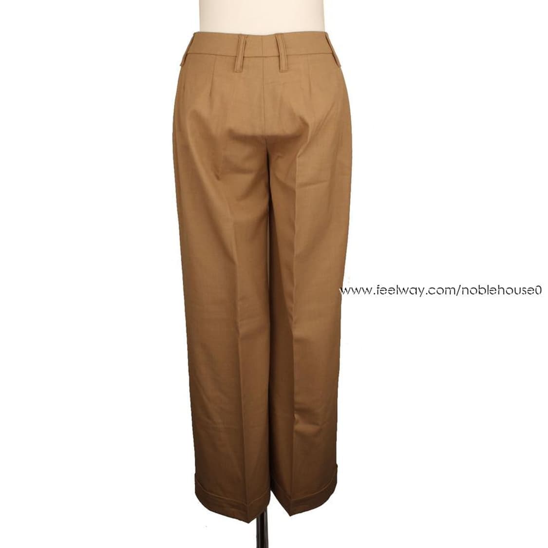 말로 골드베이지 울 팬츠(40) 상품이미지5