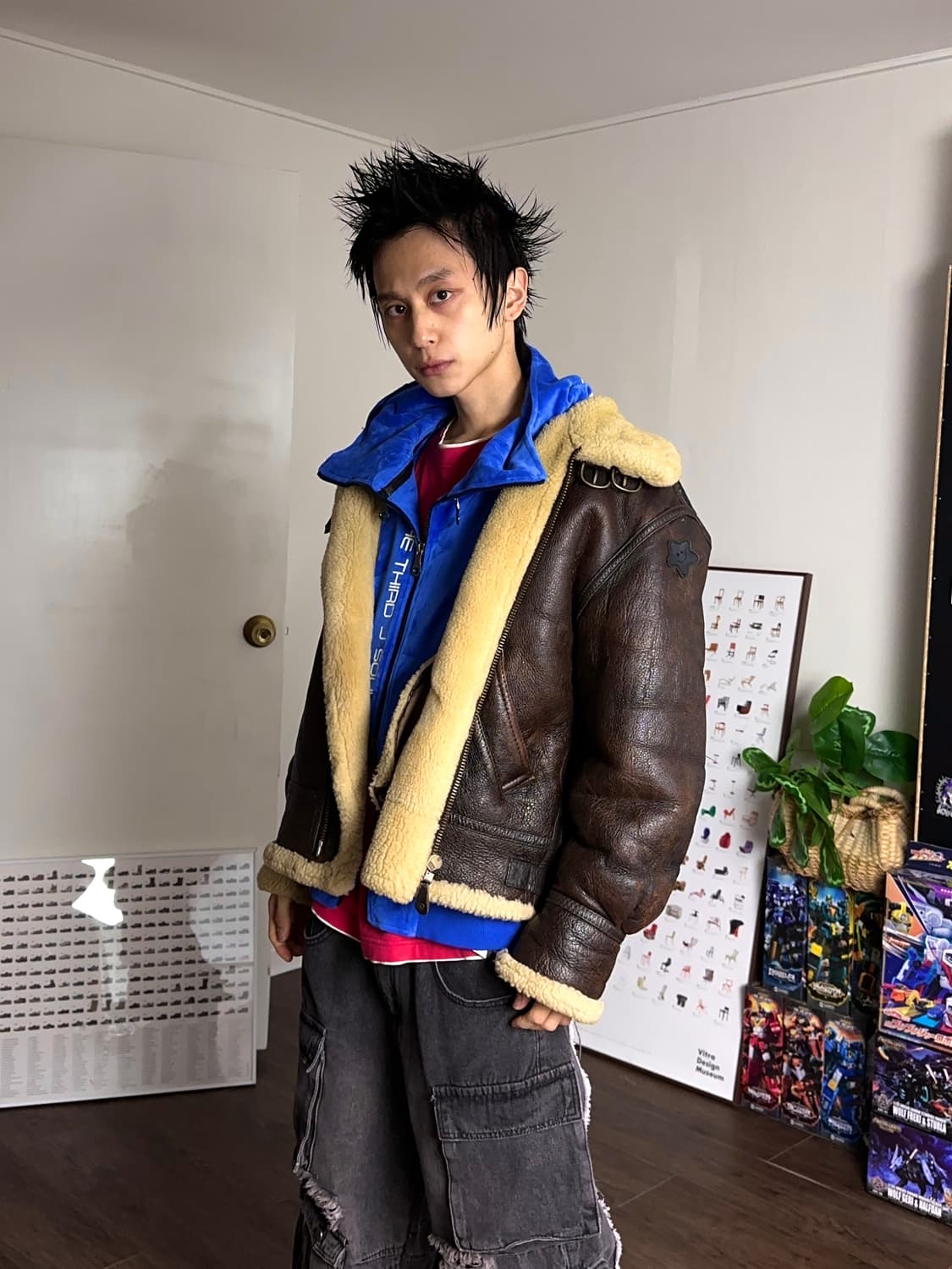 Type B-3 이모지 패치 플라이트 자켓  상품이미지3