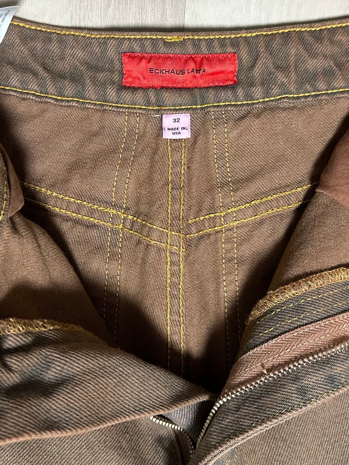 (급처) Wide leg jeans foil 32 상품이미지5