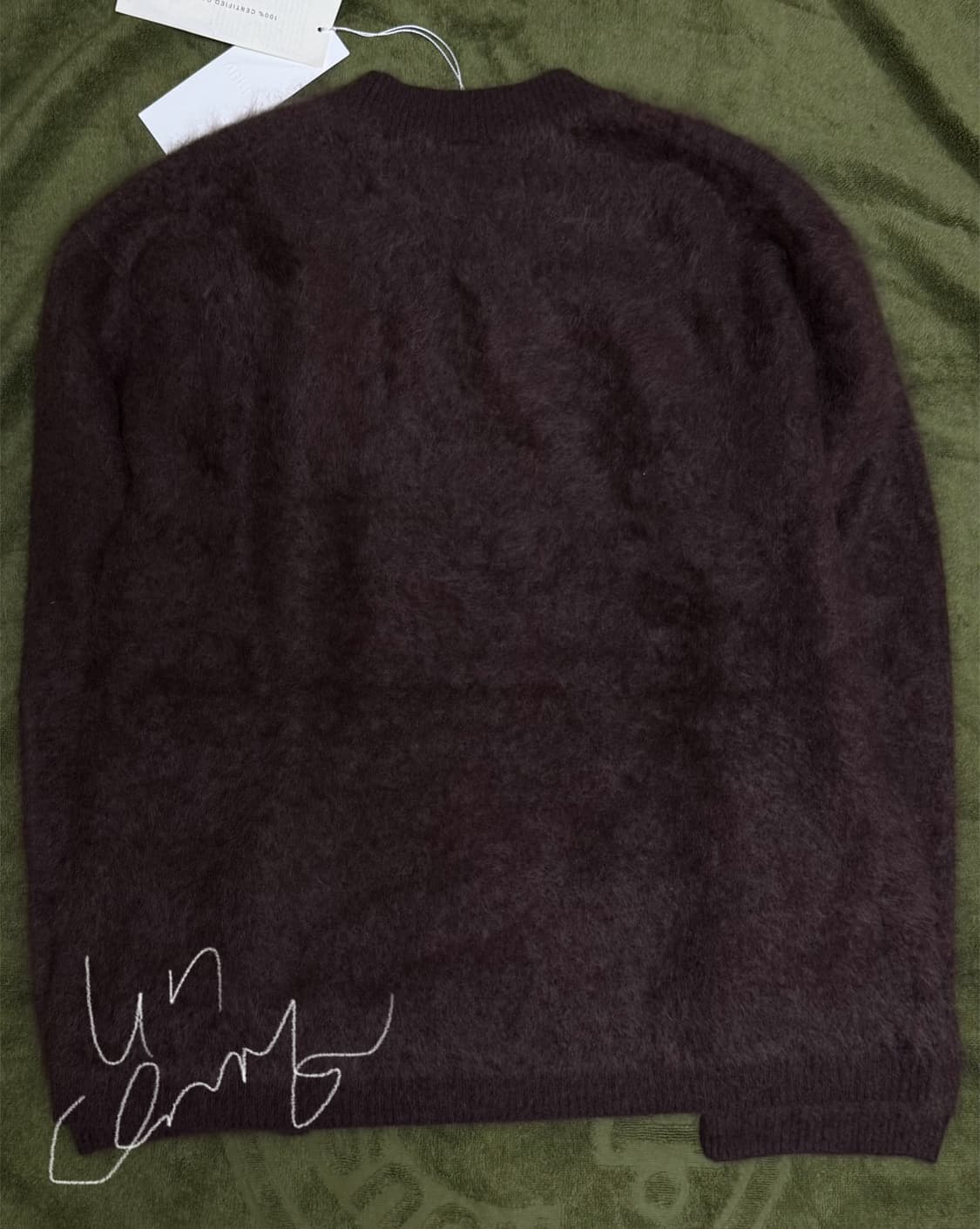 아르켓 퓨어 브러시드 캐시미어 스웨터 xxs 상품이미지4