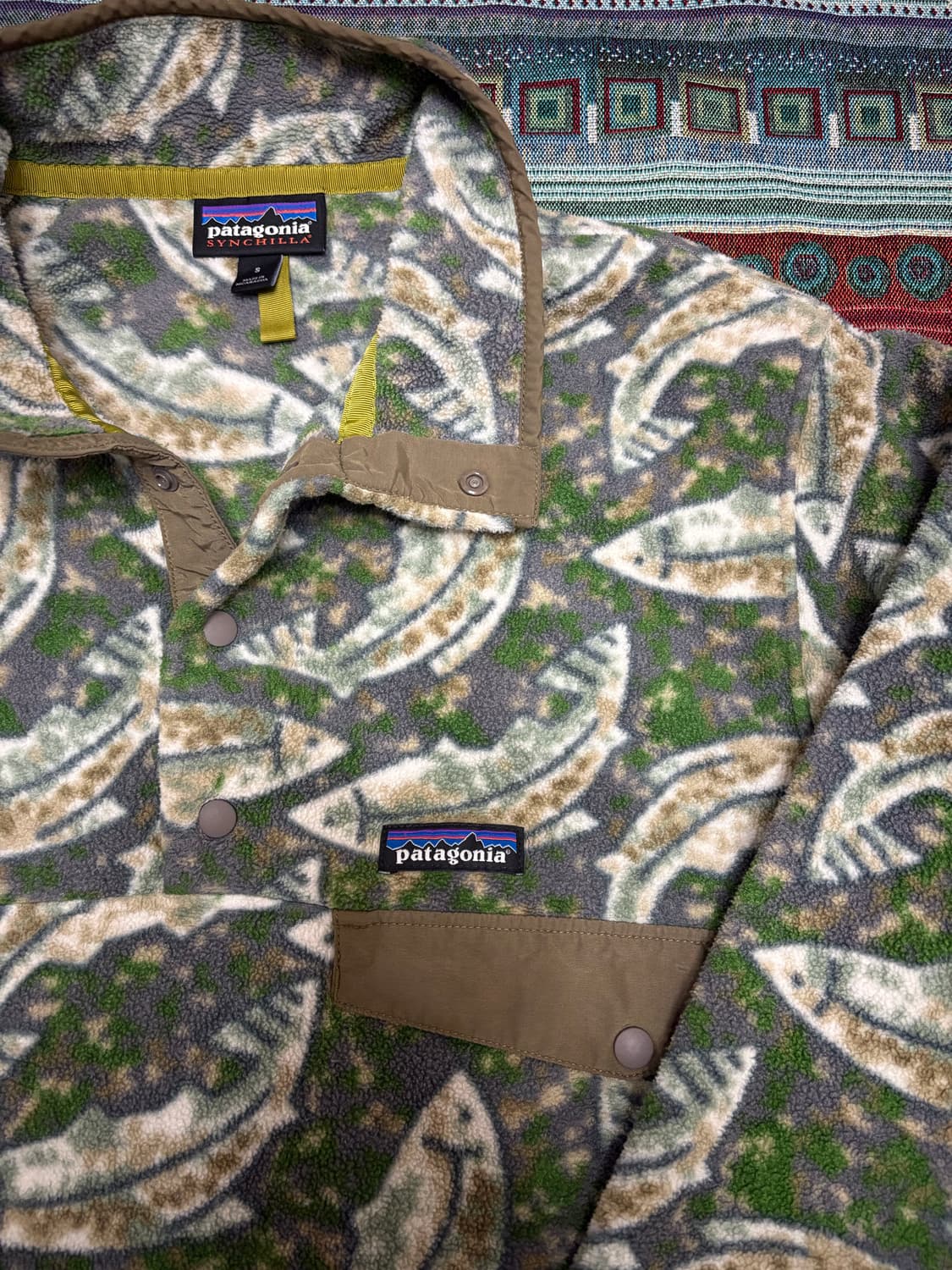 파타고니아 신칠라 아즈텍 후리스 s 상품이미지2