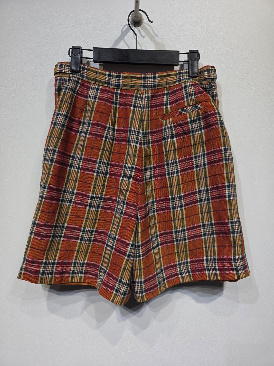 라코스테 빈티지 울 타탄체크 반바지 상품이미지5