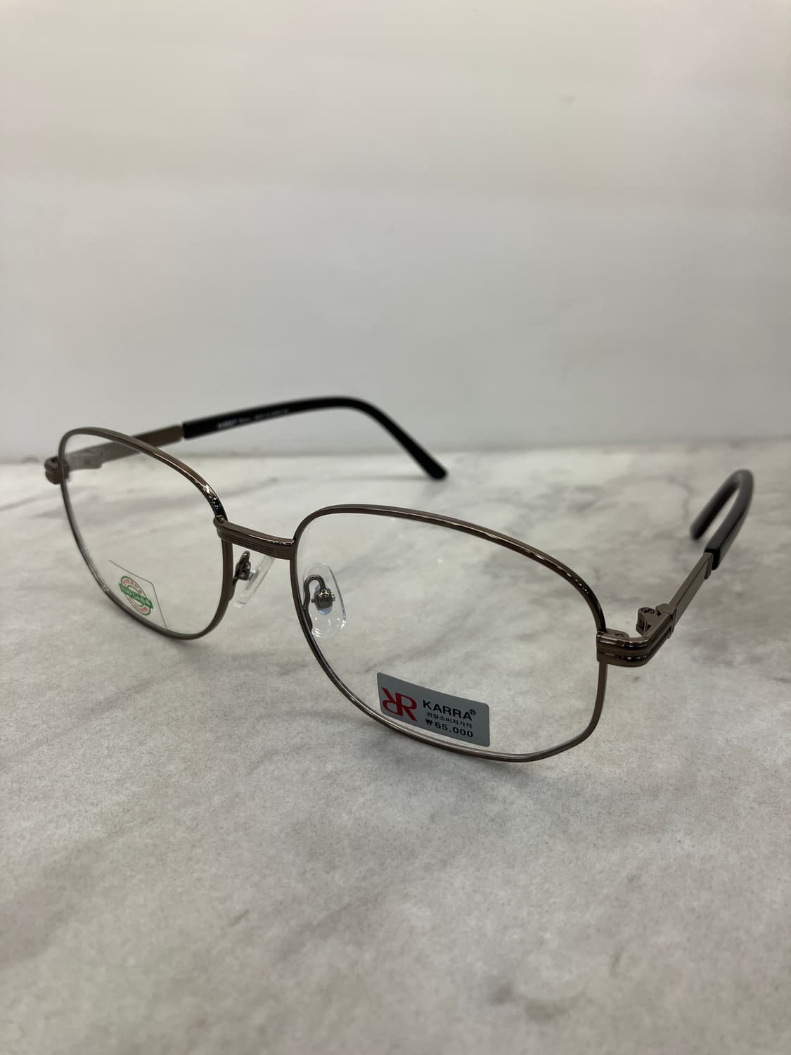 카라 KARRA 브론즈 스틸 소프트 스퀘어 메탈테 안경 상품이미지9