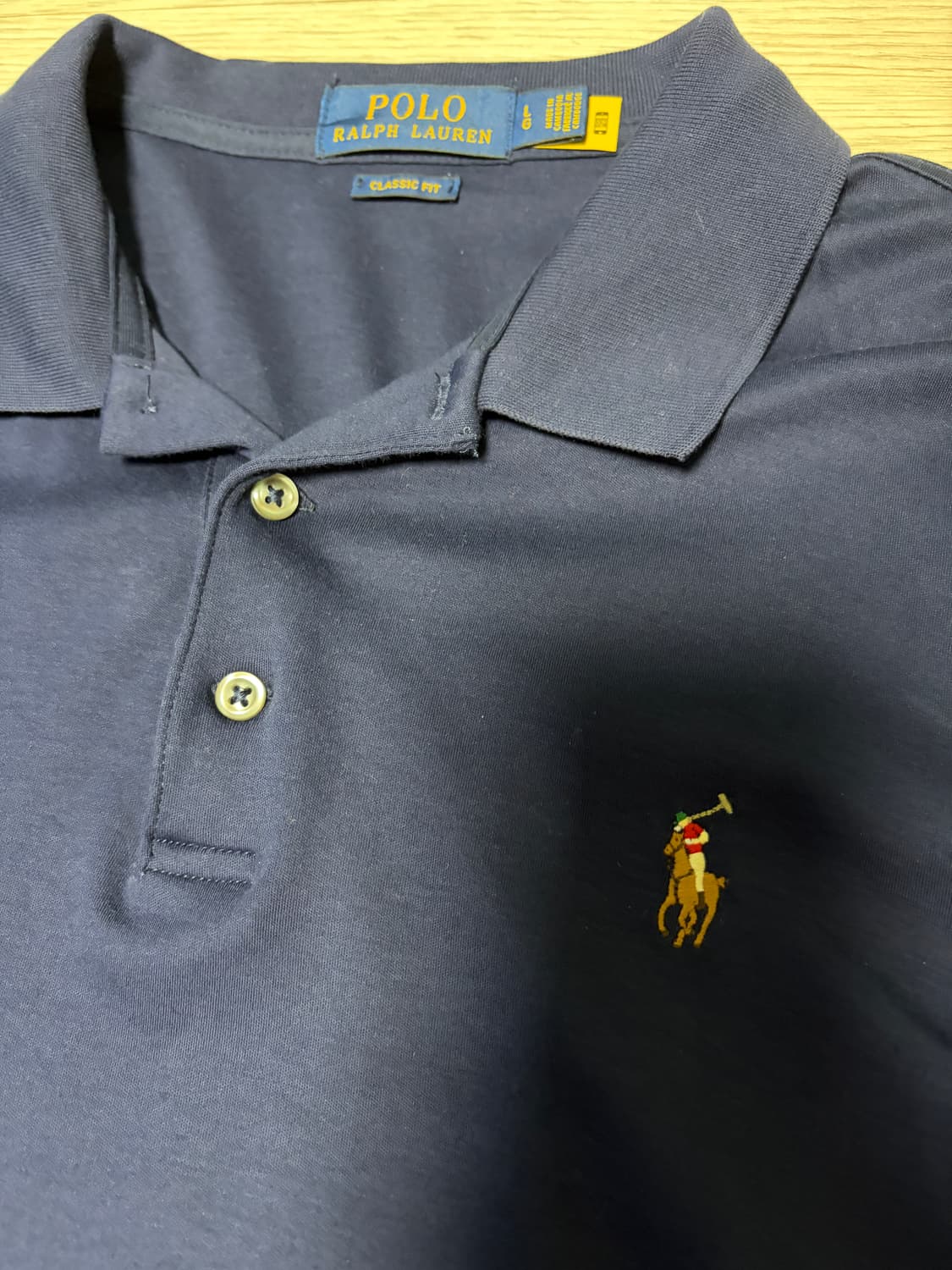 폴로 클래식핏 소프트터치 긴팔(미착용 새상품, L) 상품이미지2