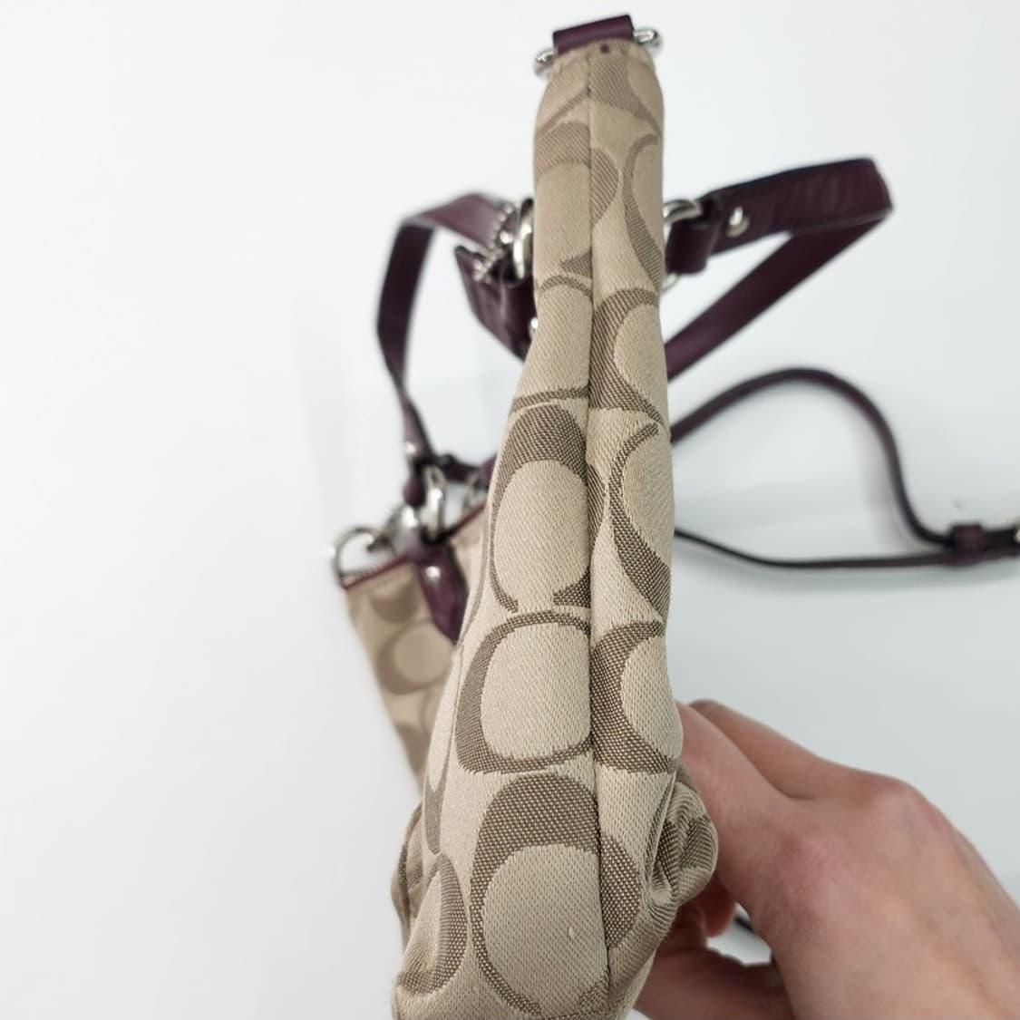 COACH 시그니처 캔버스 2WAY 숄더백 상품이미지5