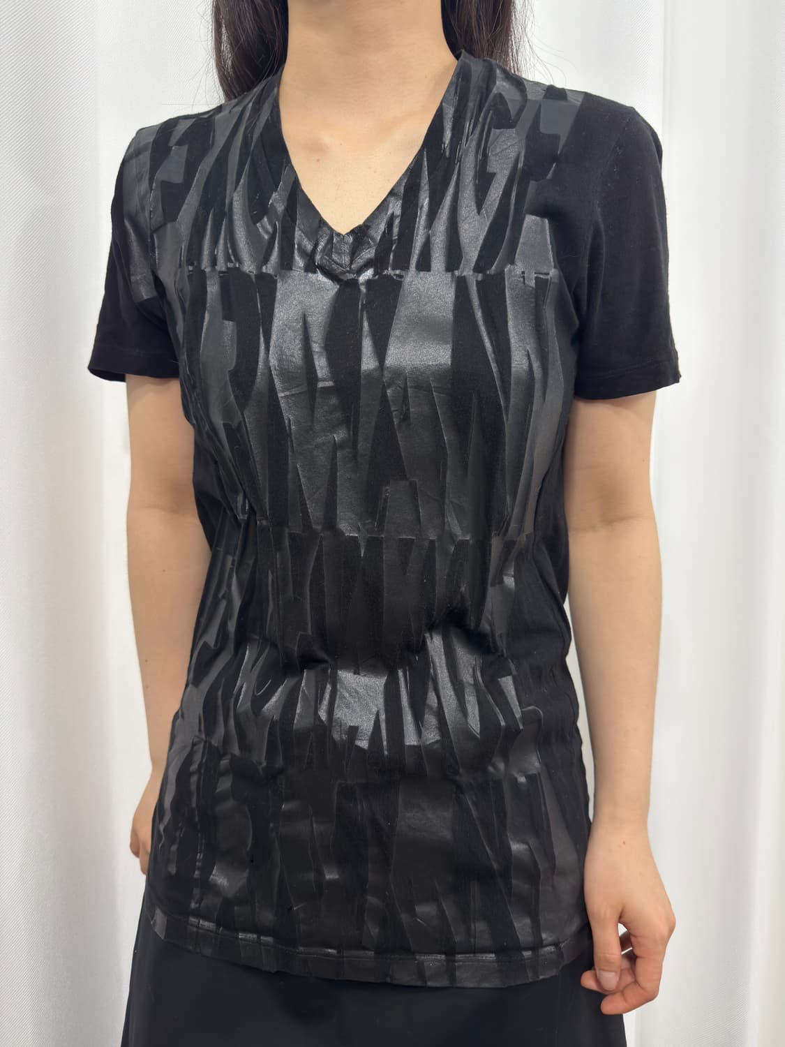 armani exchange printing slim top 상품이미지2
