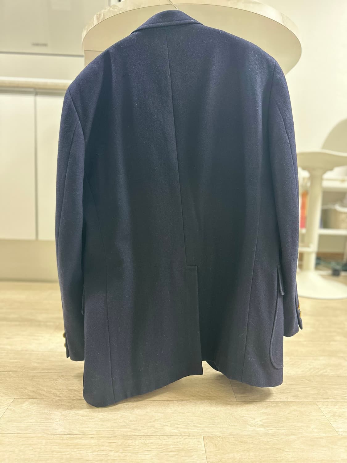 제이프레스 네이비 금장 3B 블레이저 상품이미지2