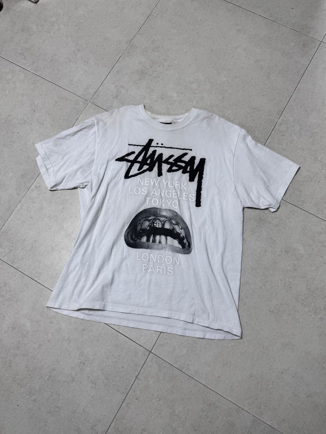 릭오웬스 x 스투시 반팔 [L] 상품이미지1