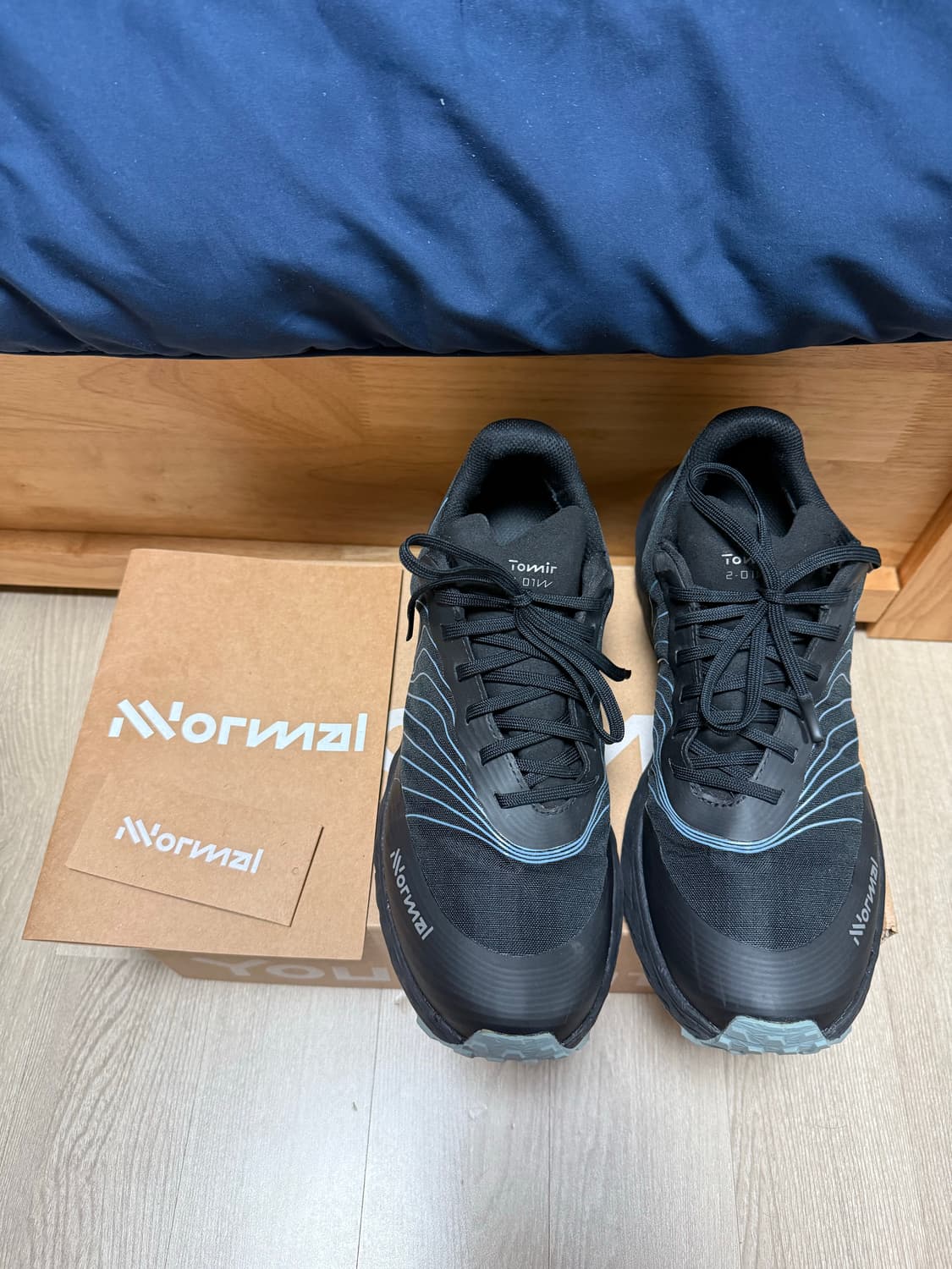 노말 토미르— 001 트레일 러닝화 블랙 265mm 급처 상품이미지1