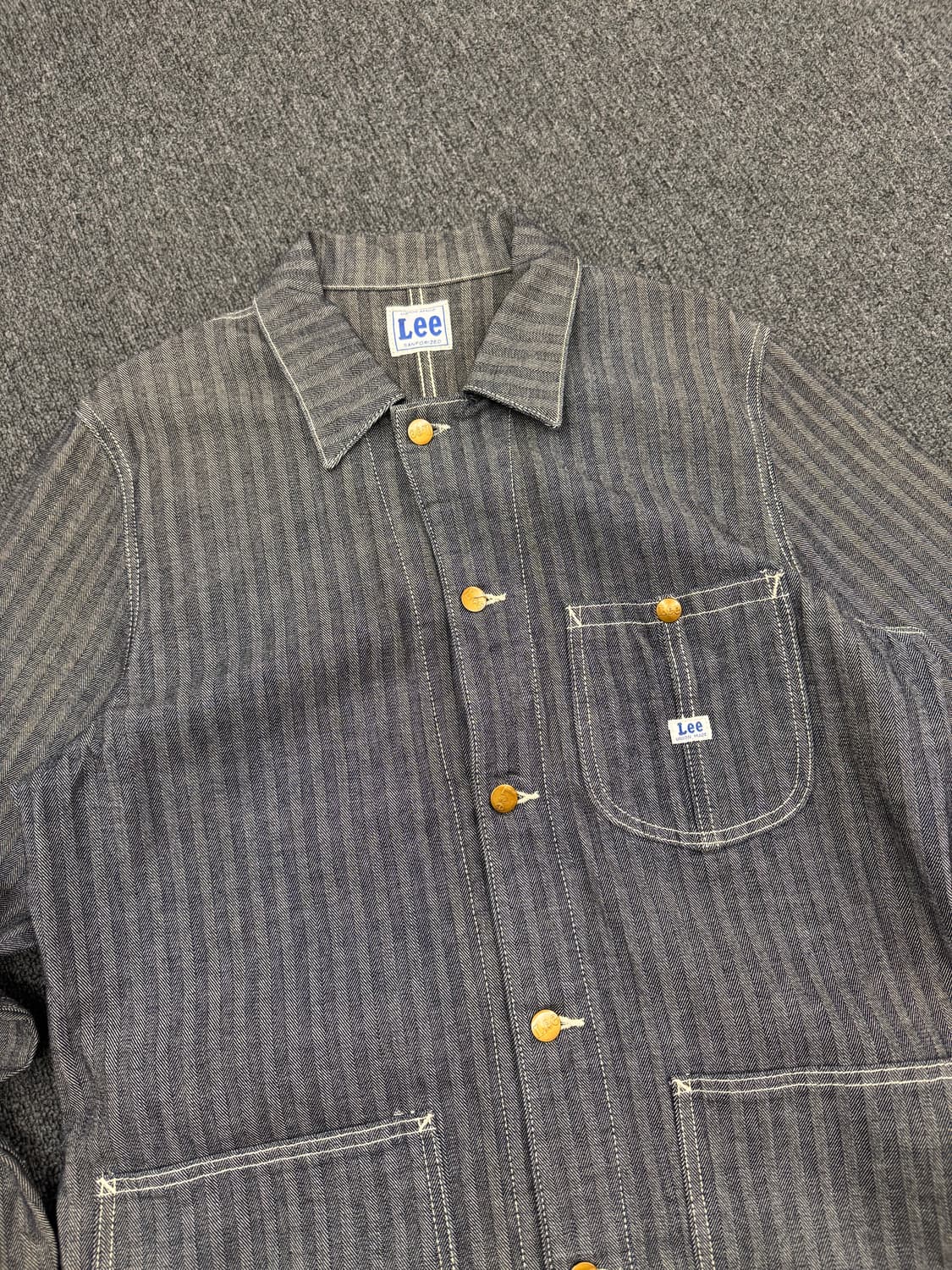L)LEE 빈티지 히코리 데님 커버올 자켓 상품이미지3
