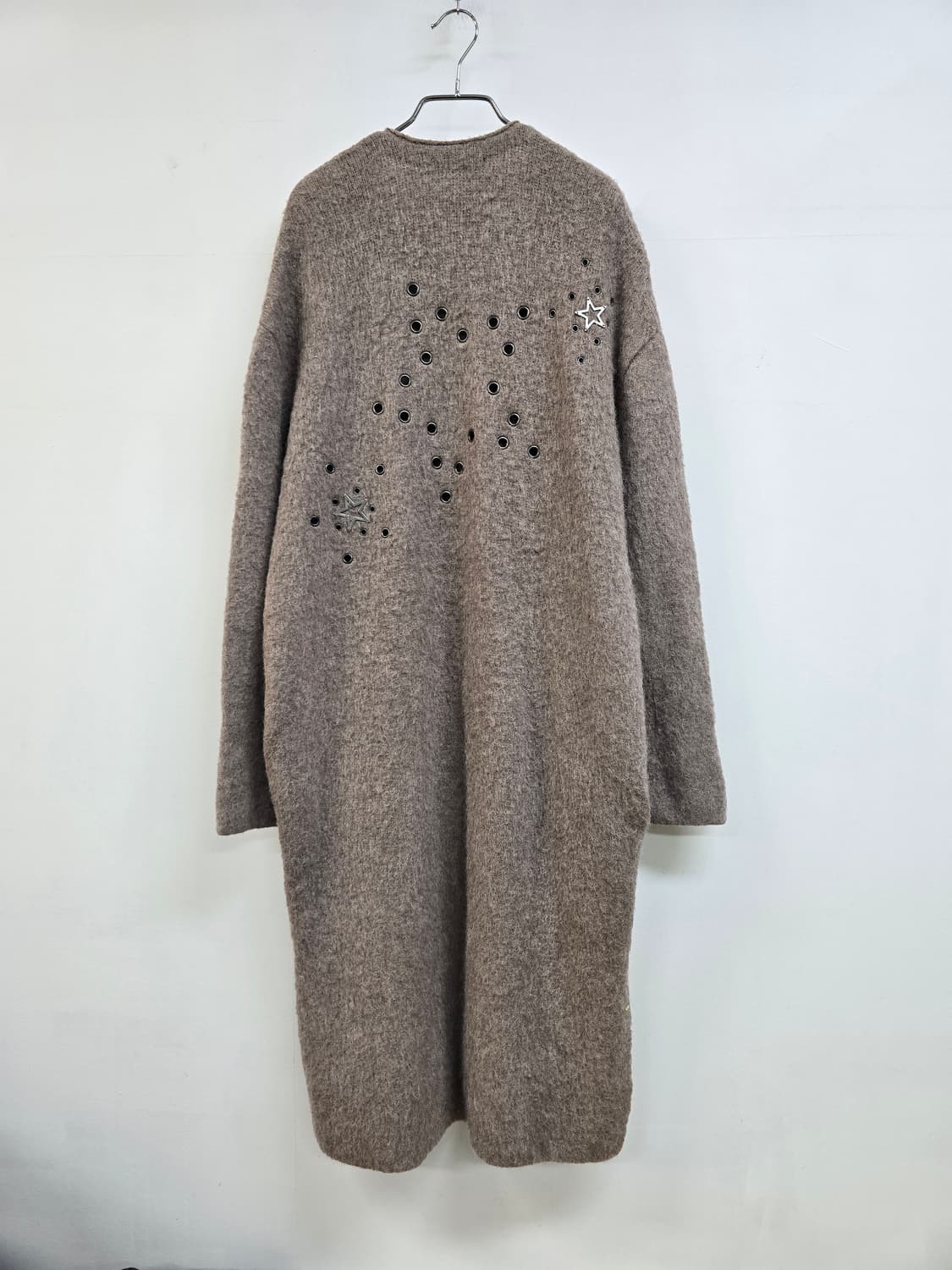 보브 루즈핏 울 롱 니트가디건 상품이미지7