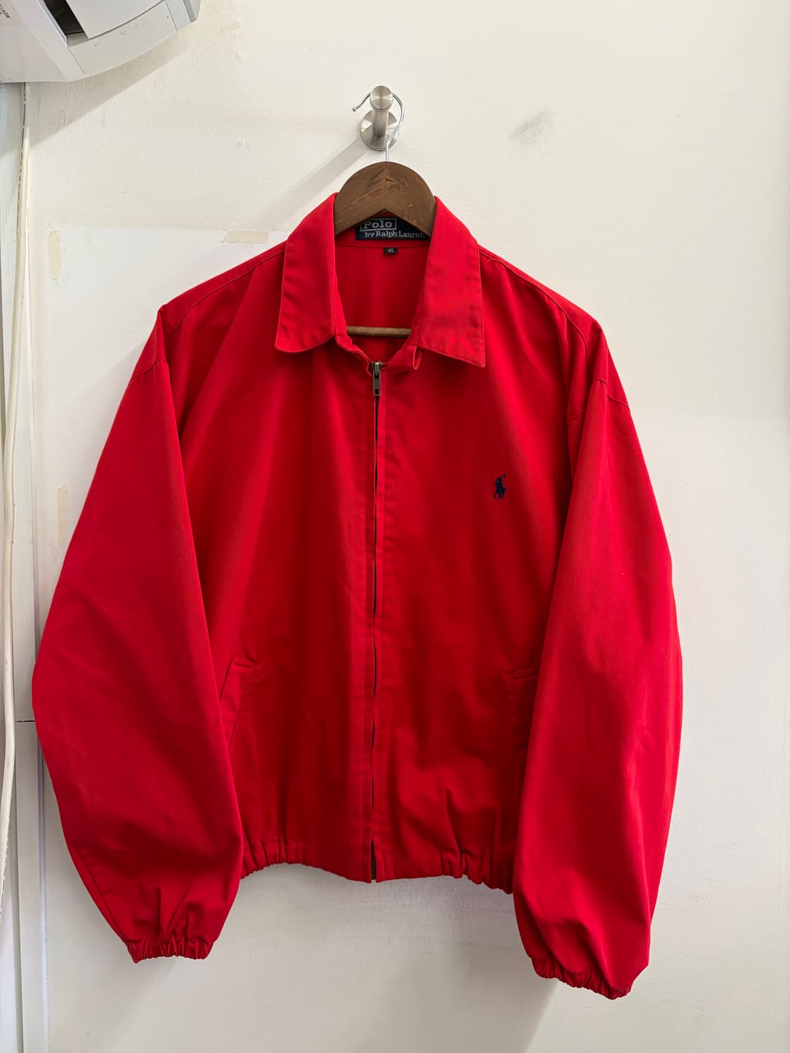 N162. 폴로 랄프로렌 레드 블루종 스윙탑 자켓 상품이미지1