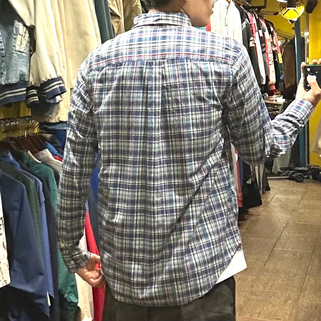 [HI] 폴로 랄프로렌 셔츠 체크블루 상품이미지5