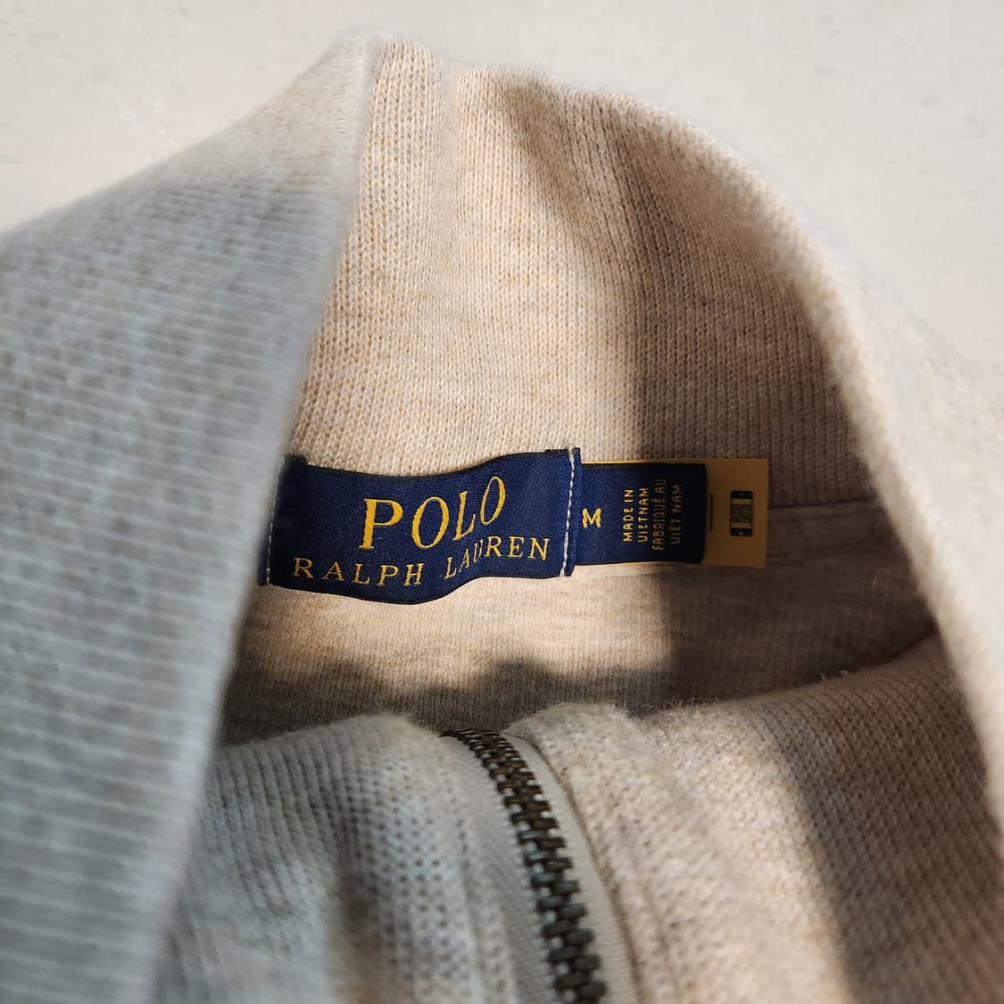 폴로 랄프로렌 하프집업 코튼 니트 아이보리 상품이미지7