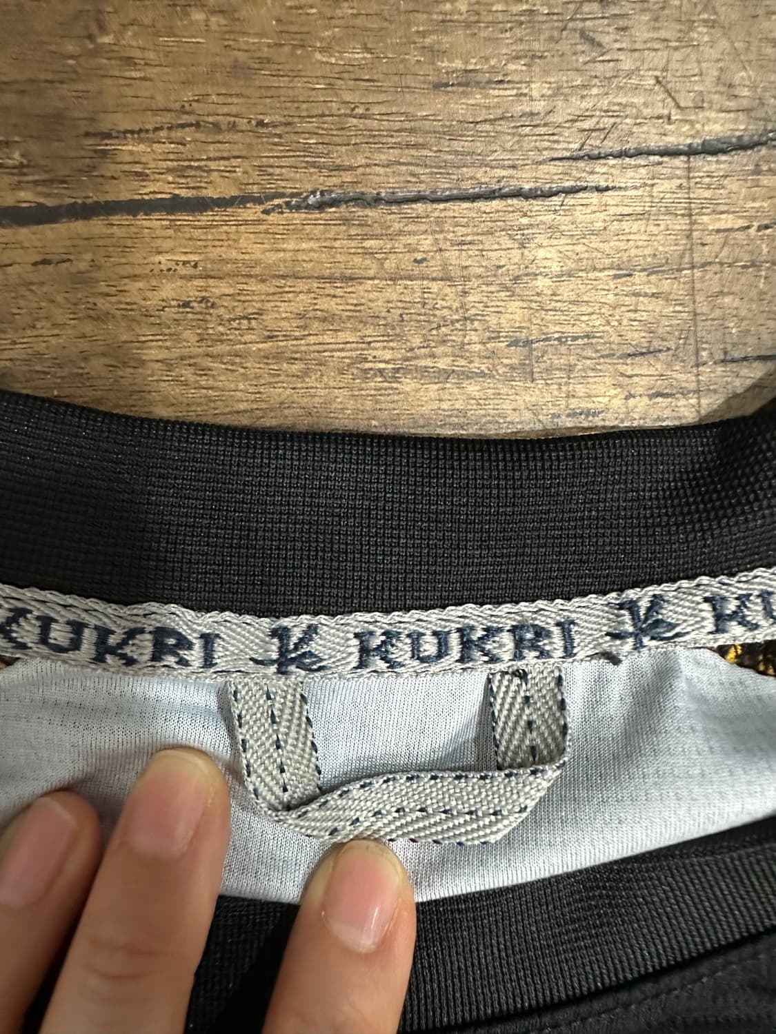 쿠크리 KUKRI 타우피리 팀웨어 럭비 유니폼 반팔 져지 블랙 옐로우L 상품이미지3