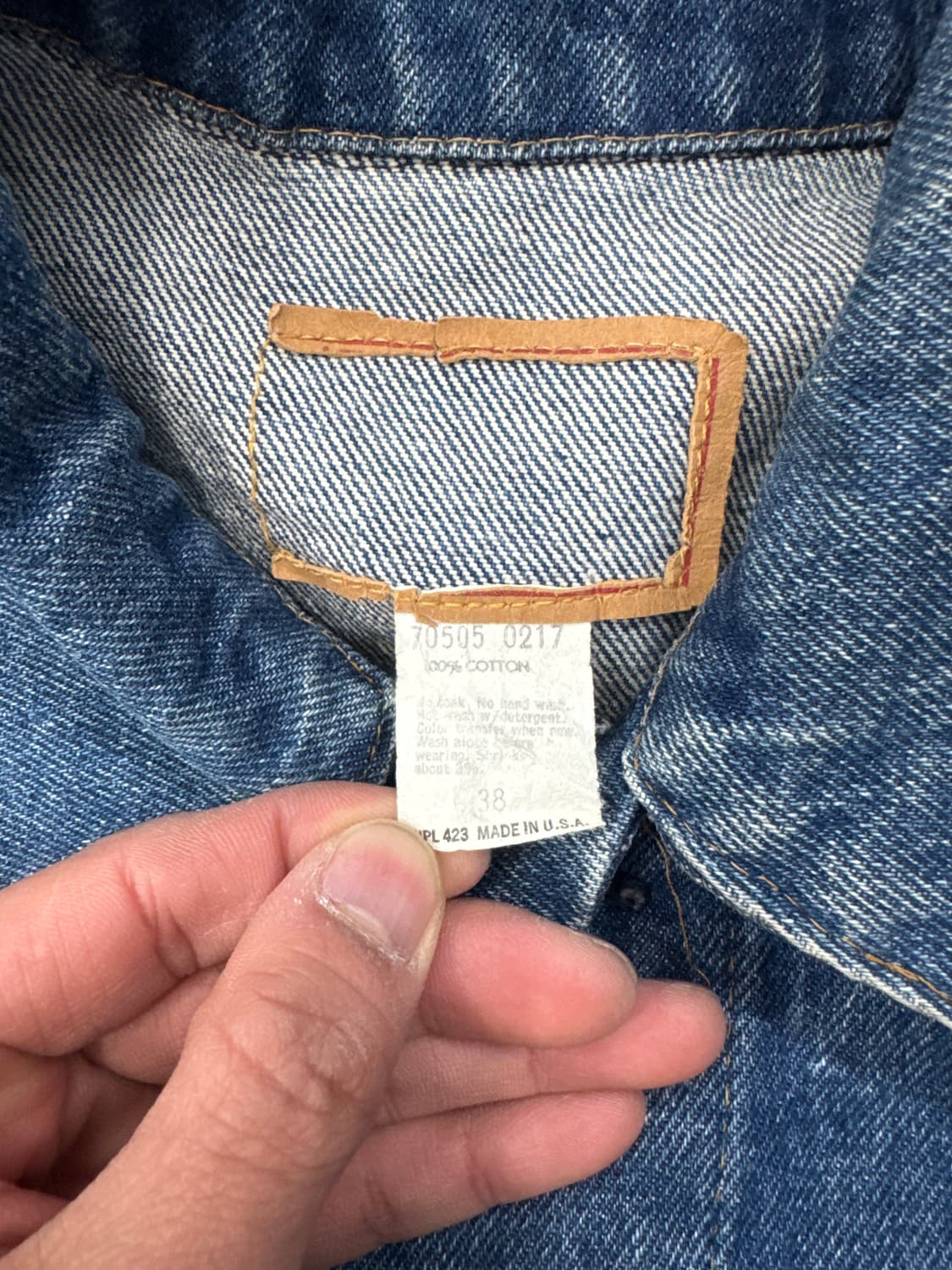 Levis 70505-0217 Denim Jacket 38 상품이미지4