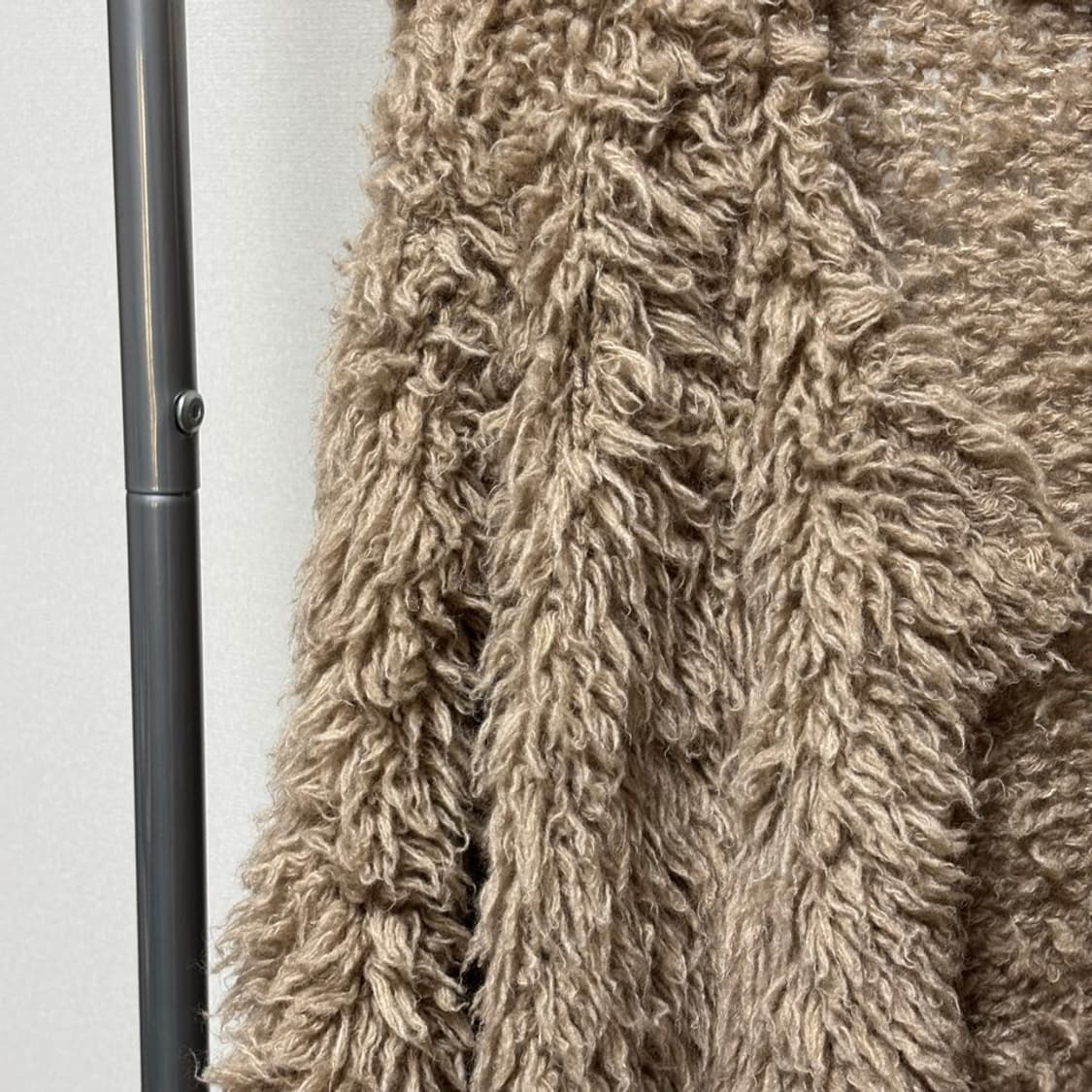 1) unfil 언필 캐시미어 샤기 니트 가디건 상품이미지3