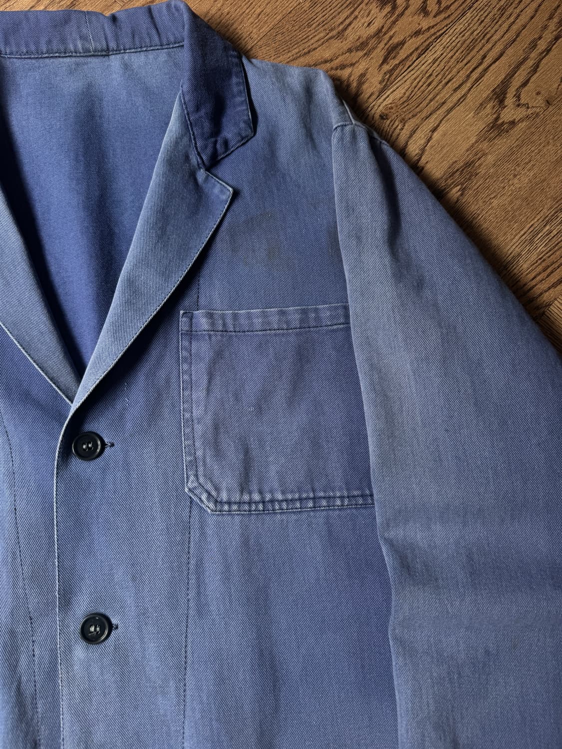 [L]90's 빈티지 썬페이딩 베드포드 타입 프렌치 워크자켓 상품이미지3