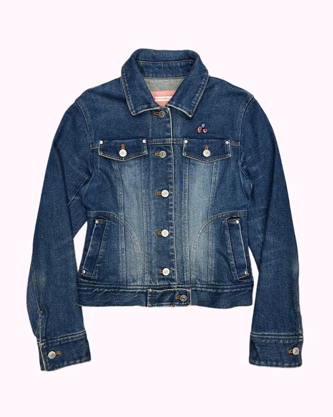 kitsch cubic denim crop jacket 상품이미지1