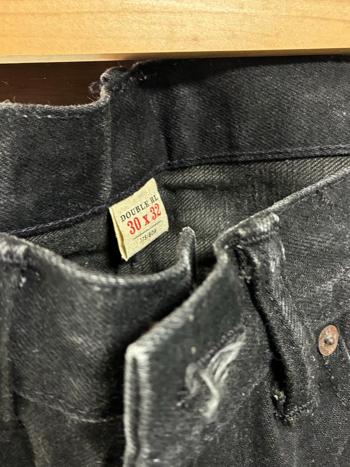 RRL 슬림핏 블랙온블랙 30/32 상품이미지2