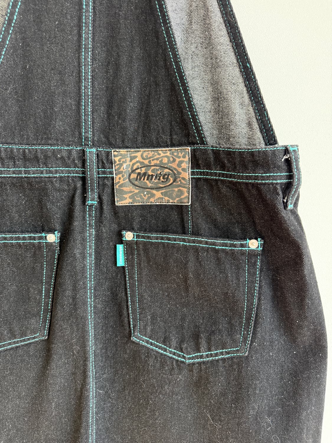 엠엠엘지(Mmlg) 멜빵 데님 스커트 상품이미지5