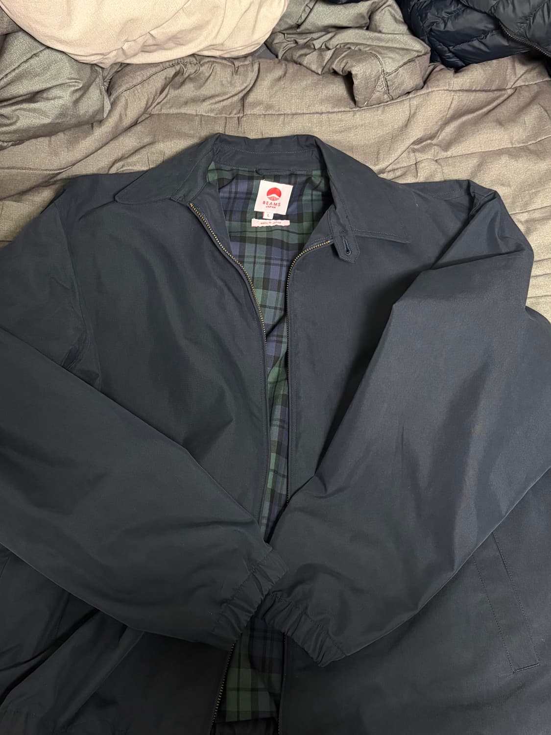 BEAMS JACKET NAVY 상품이미지1