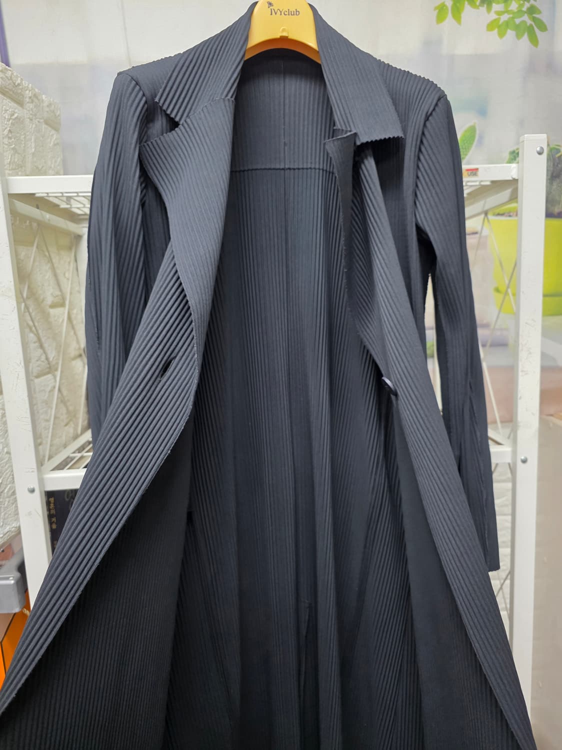 이세이미야케 플리츠 여성 롱자켓 (프리사이즈) 롱가디건 코트 WM24 상품이미지5