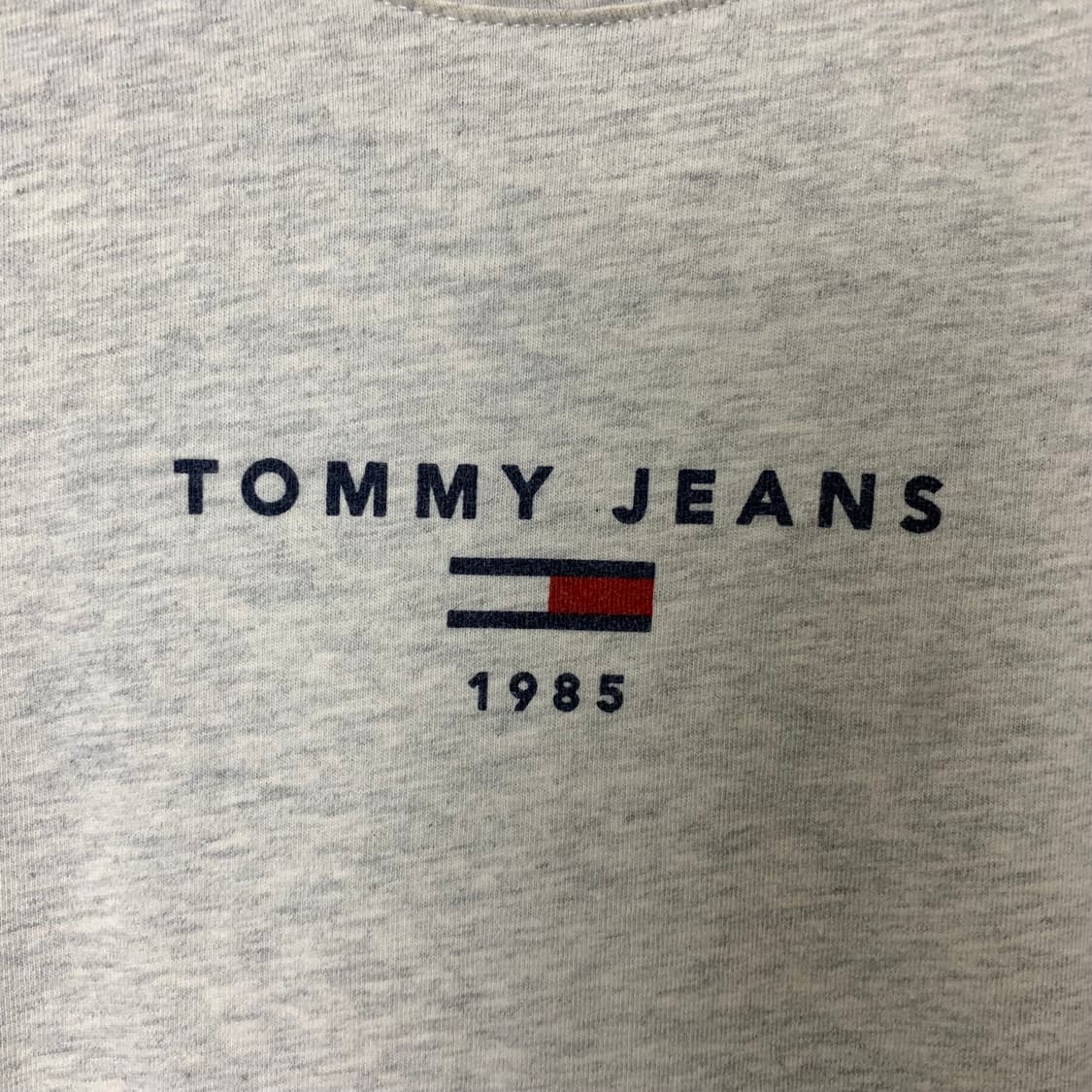 타미힐피거 센터로고 멜란지그레이 롱 슬리브 상품이미지3