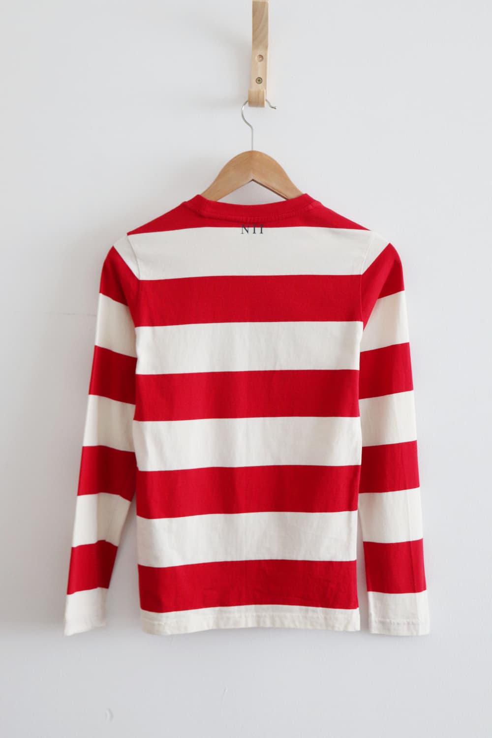  NII Snoopy stripe t shirt (착용컷) 상품이미지6