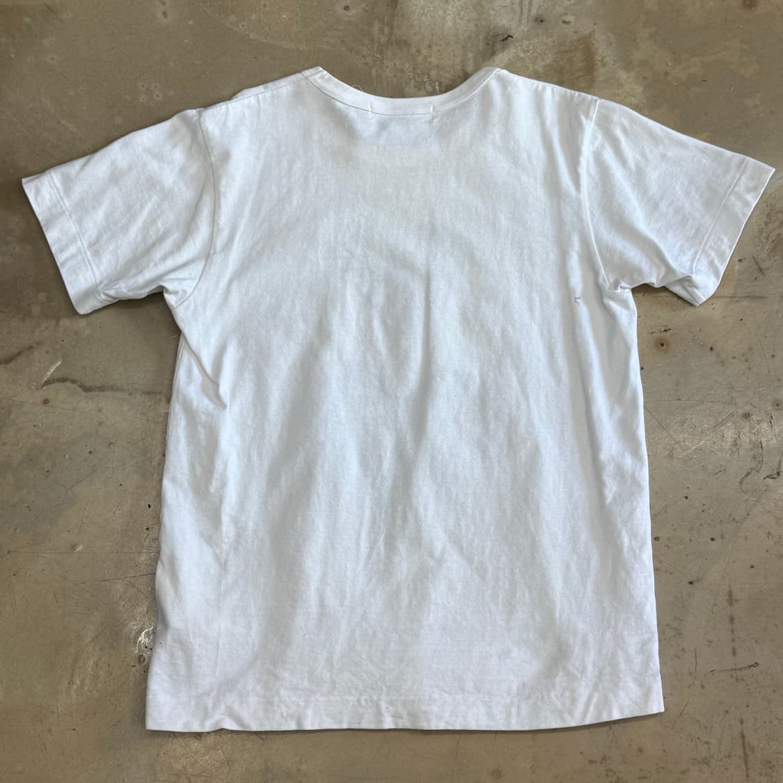 L 꼼데가르송 여성용 폴카 도트 하트 반팔 티셔츠 상품이미지3