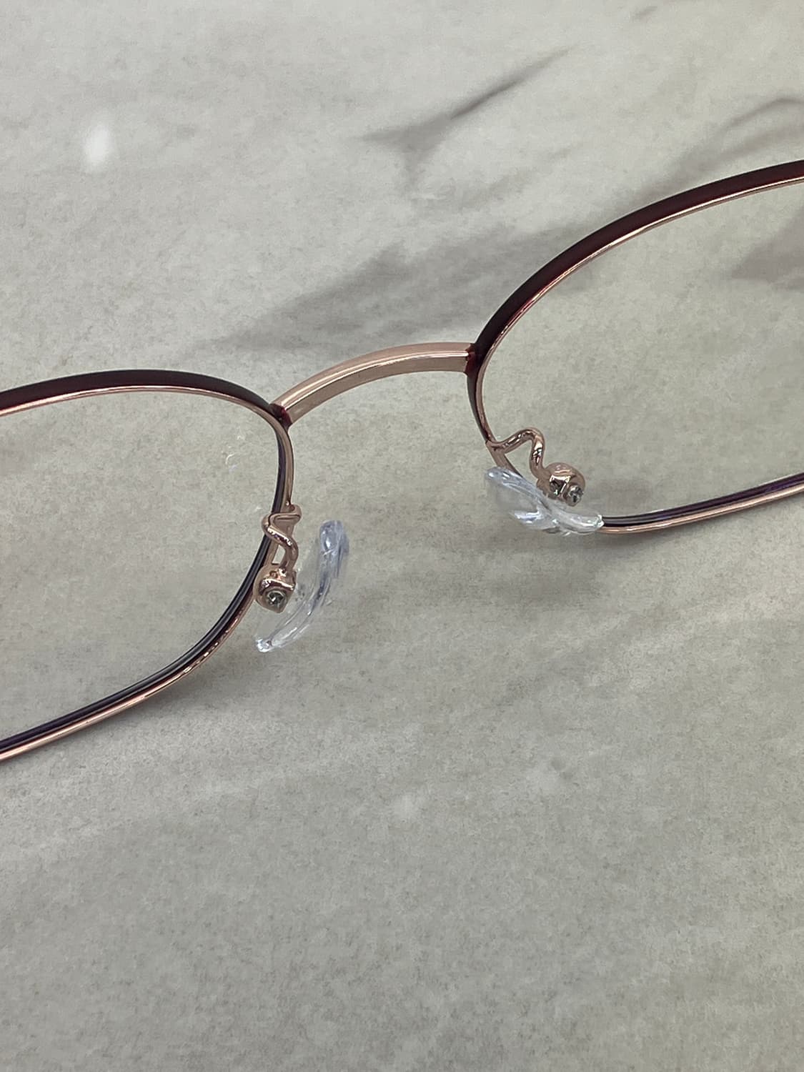 하츠 Hatz 레드 로즈골드 메탈테 안경 상품이미지4