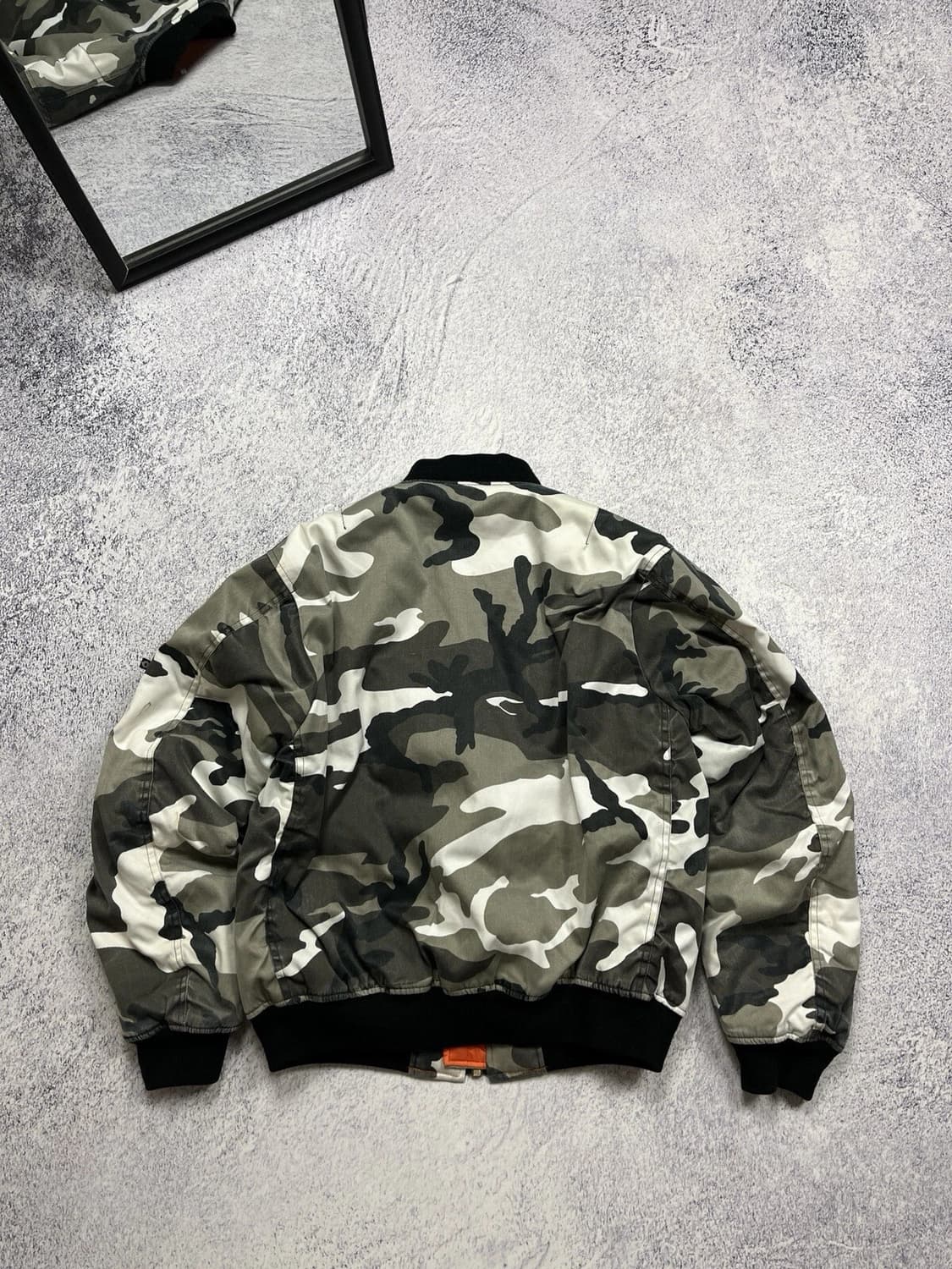 빈티지 포스텍스 가먼츠 스노우카모 봄버 상품이미지2