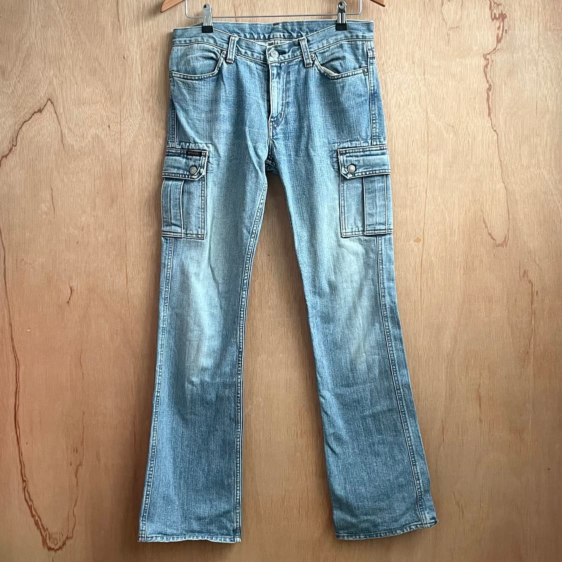 히스테릭글래머 데님 플레어 카고 팬츠 상품이미지4