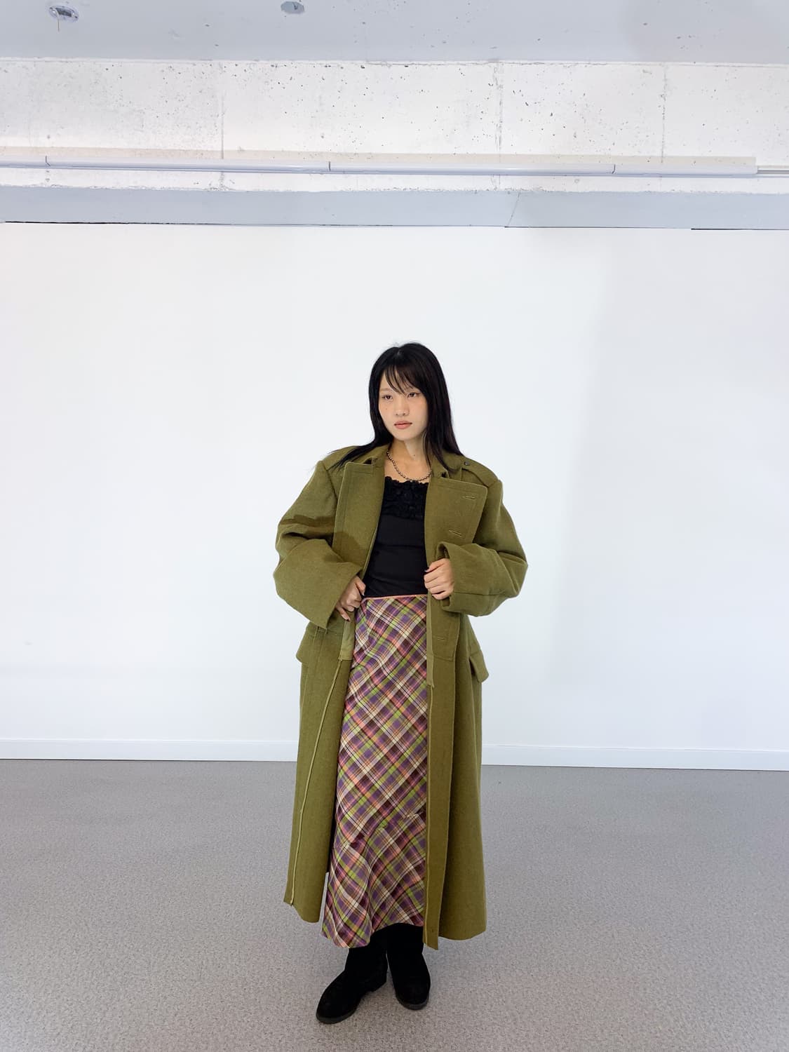 밀리터리 헤비울 트렌치 코트 100 상품이미지1