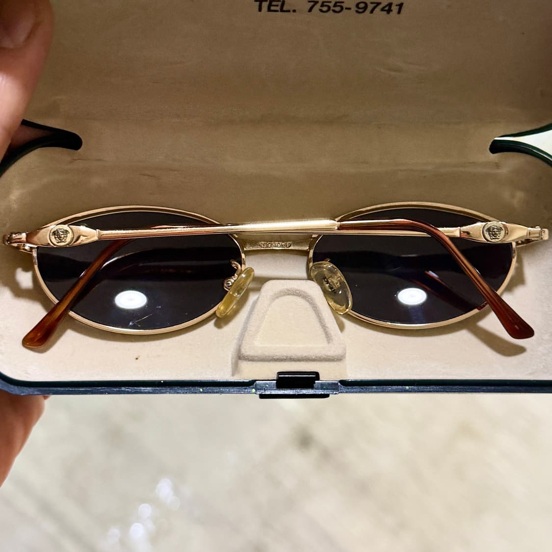 90's 올드 베르사체 금장 메두사 선글라스/안경테 상품이미지1